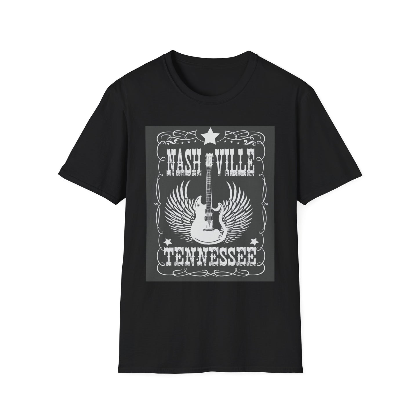 10%OFF at checkout! - Nashville Tennessee Guitar Wings T-Shirt