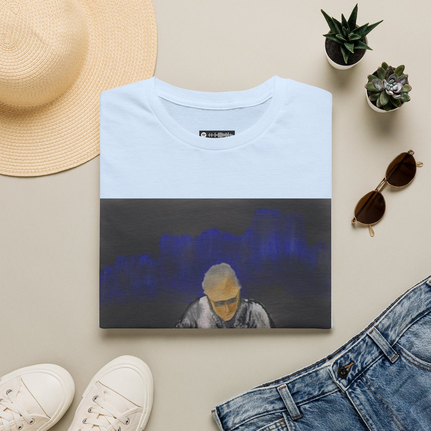 Blues City Groove, Steel Guitarist T-Shirt — Moody Nightclub Electronic Music Tee