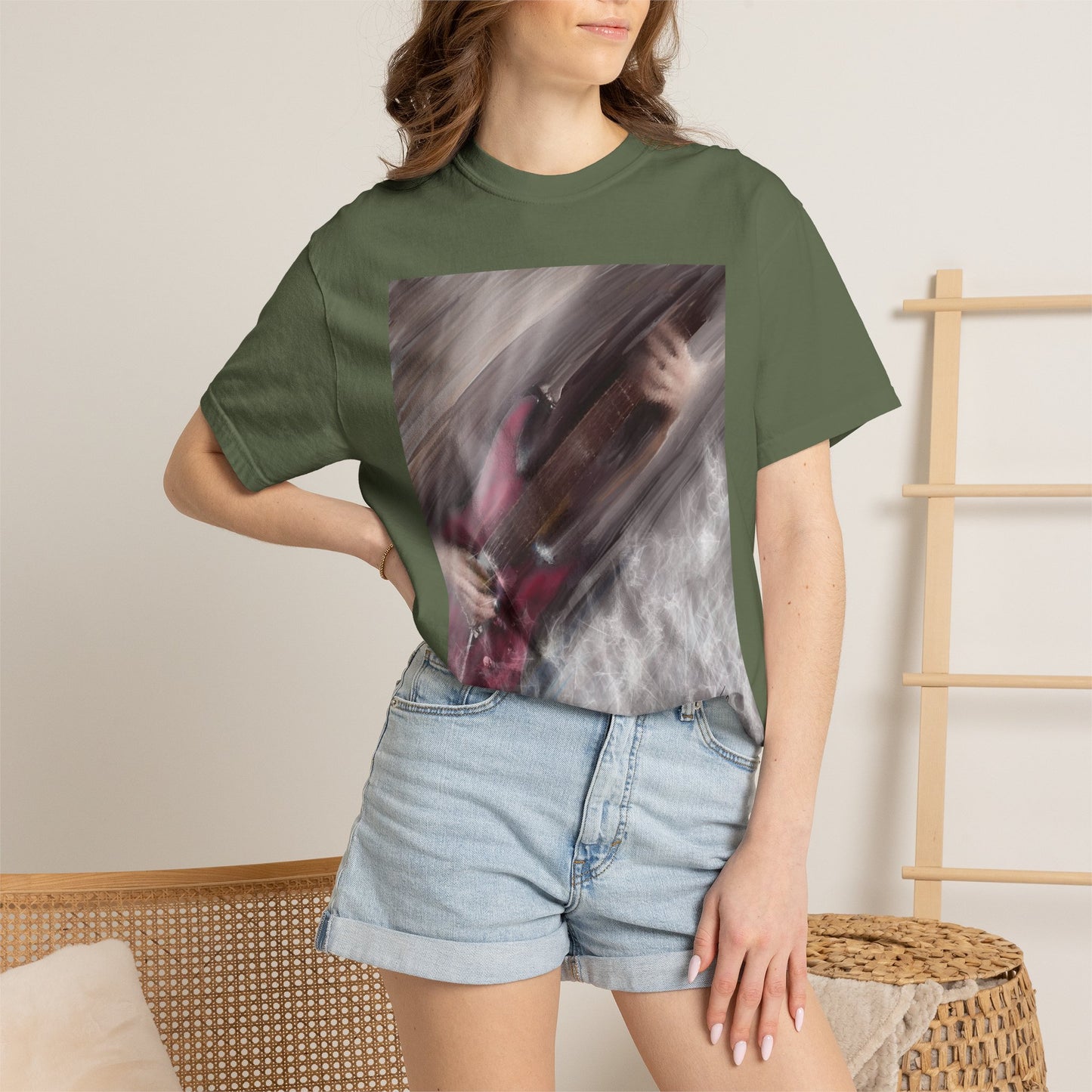 10%OFF at checkout! - Electric Motion Guitar T-Shirt, Red