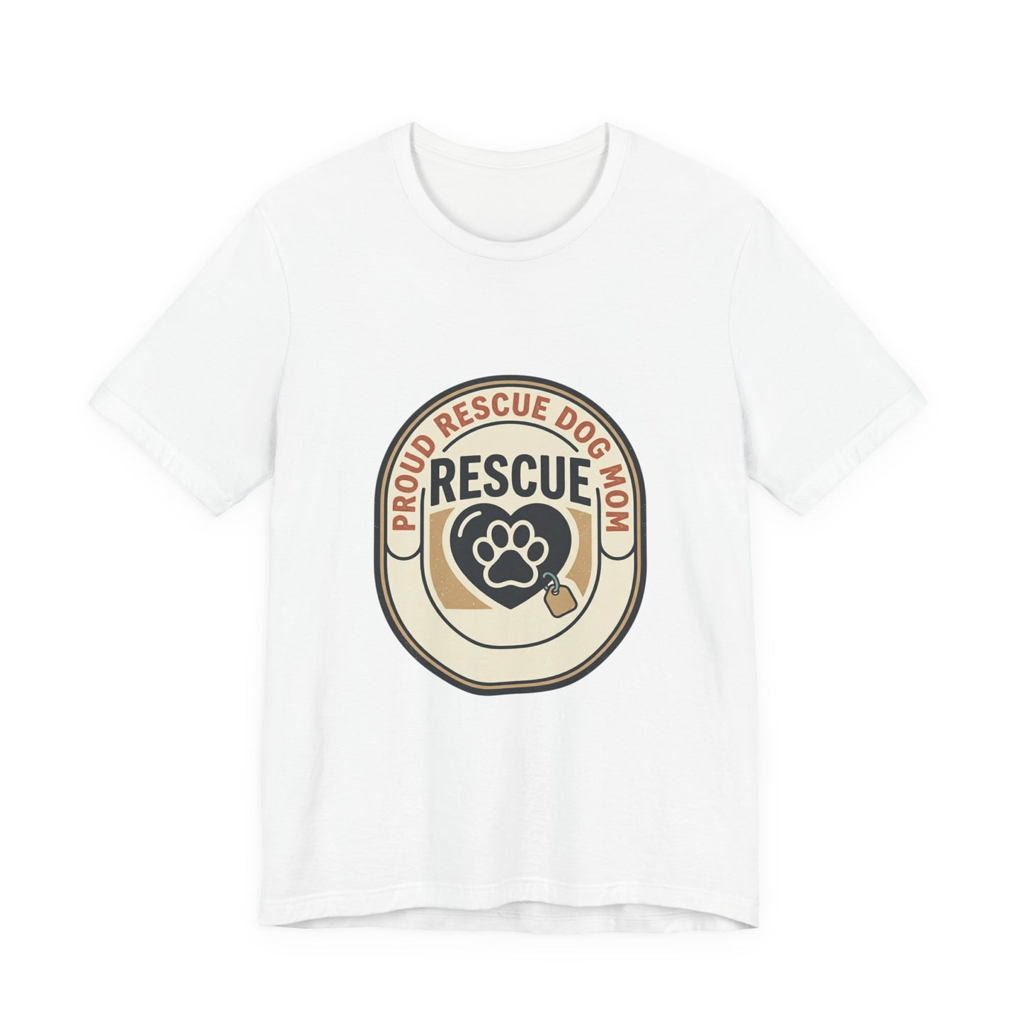 10%OFF at checkout! - Rescue Dog Mom Tee | Rescue Pride, Fur Baby Shirt