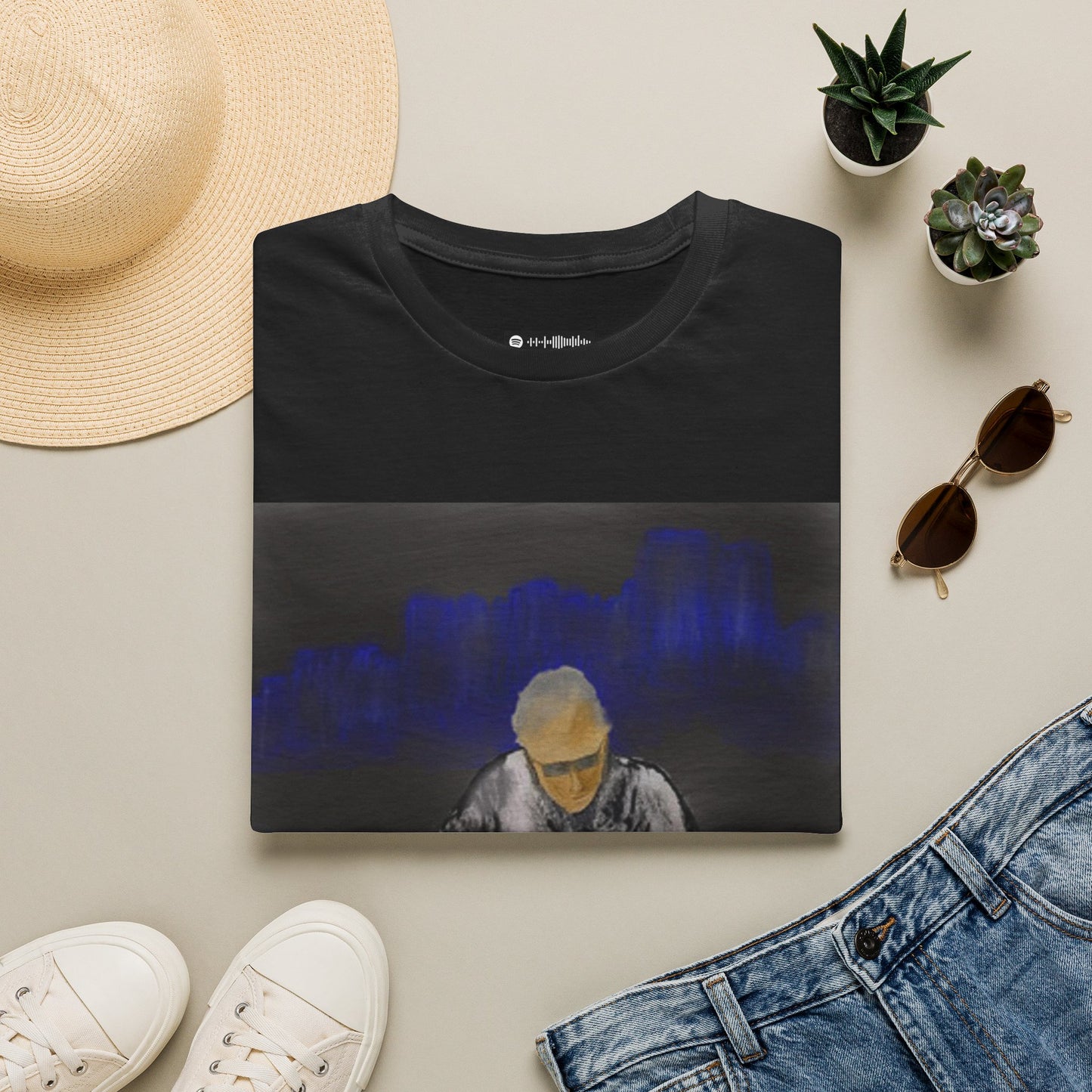 Blues City Groove, Steel Guitarist T-Shirt — Moody Nightclub Electronic Music Tee