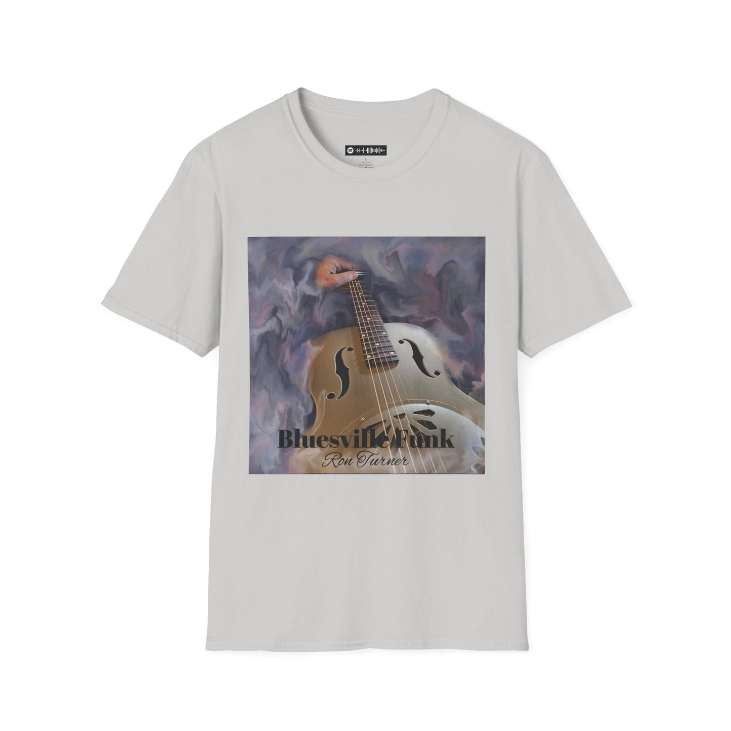 Bluesville Funk T-Shirt — Vintage Resonator Art Tee for Musicians & Music Lovers