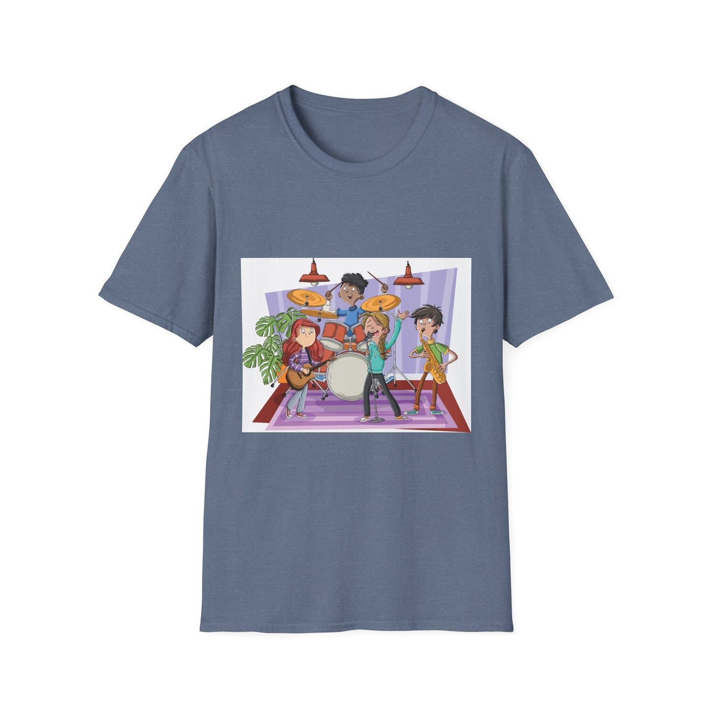 10%OFF at checkout! - Indie Band Cartoon T-Shirt – Cute Live Music Graphic Tee