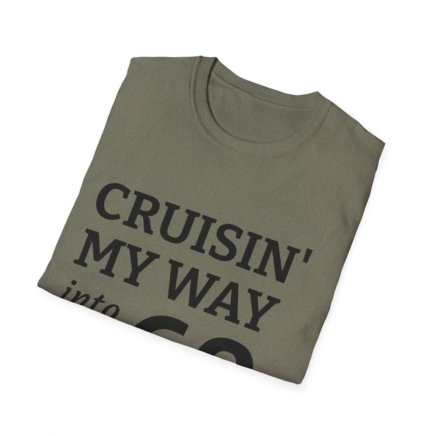 Cruisin' My Way into 60 T-Shirt - 60th Birthday Celebration Tee