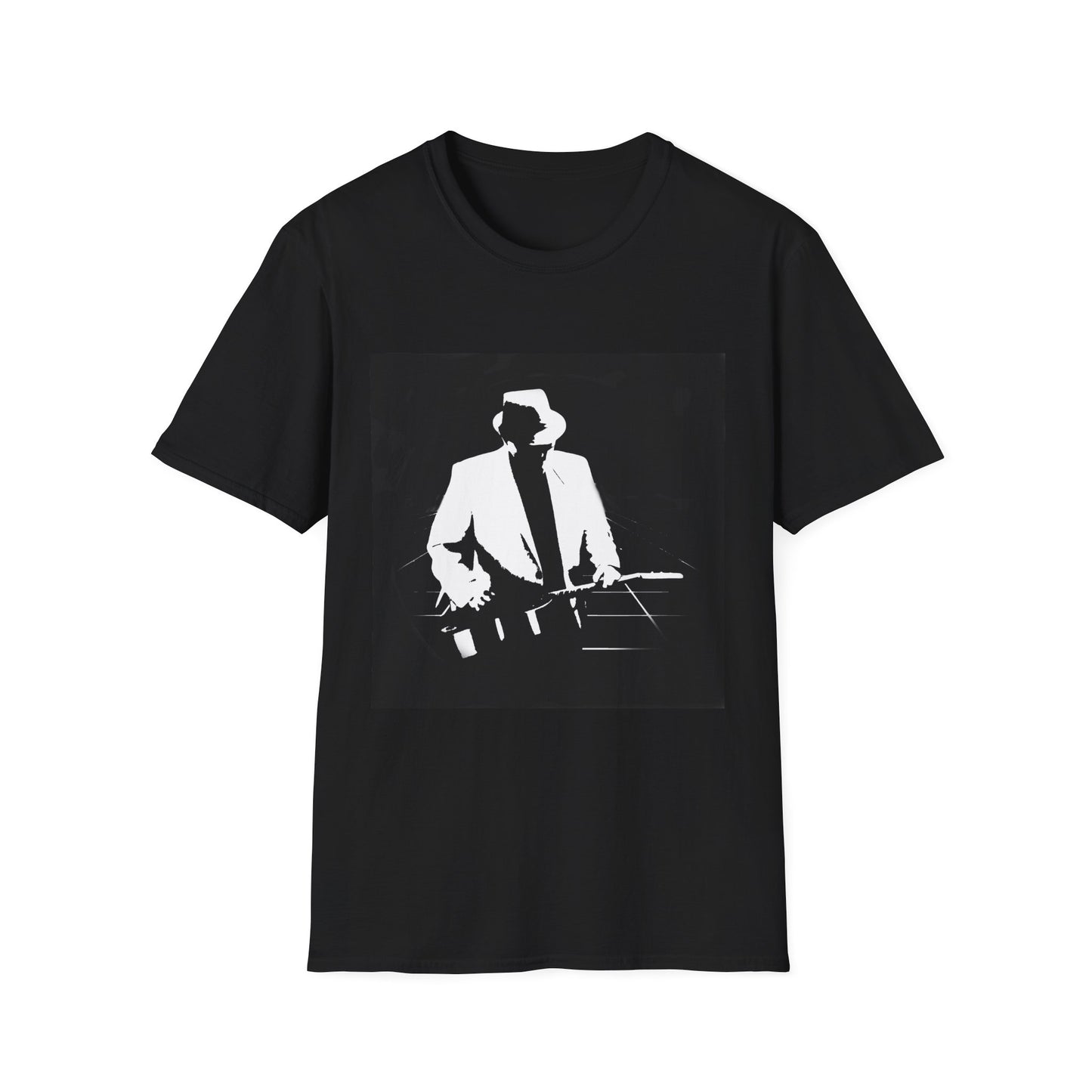 10%OFF at checkout! - Guitarist Silhouette T-Shirt — Vintage Band Music Tee