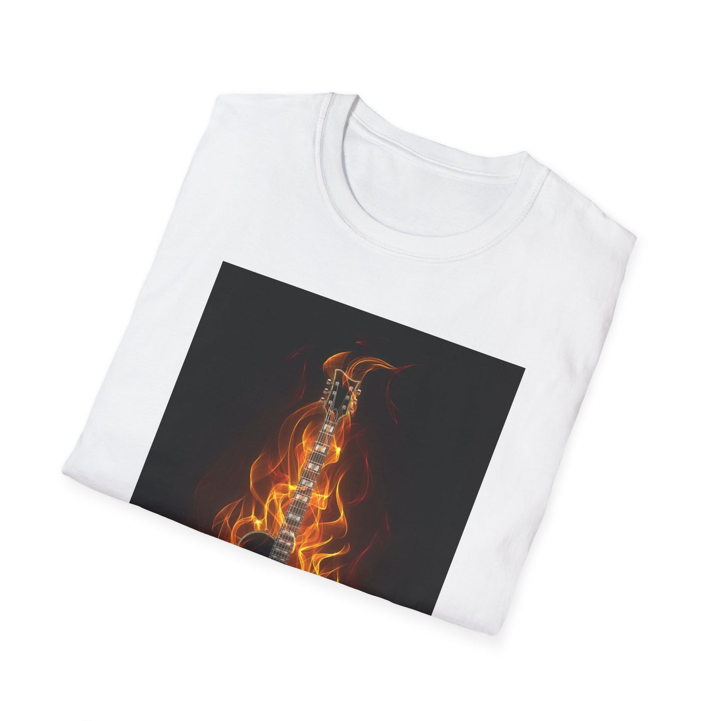 10%OFF at checkout! - Flaming Electric Guitar T-Shirt