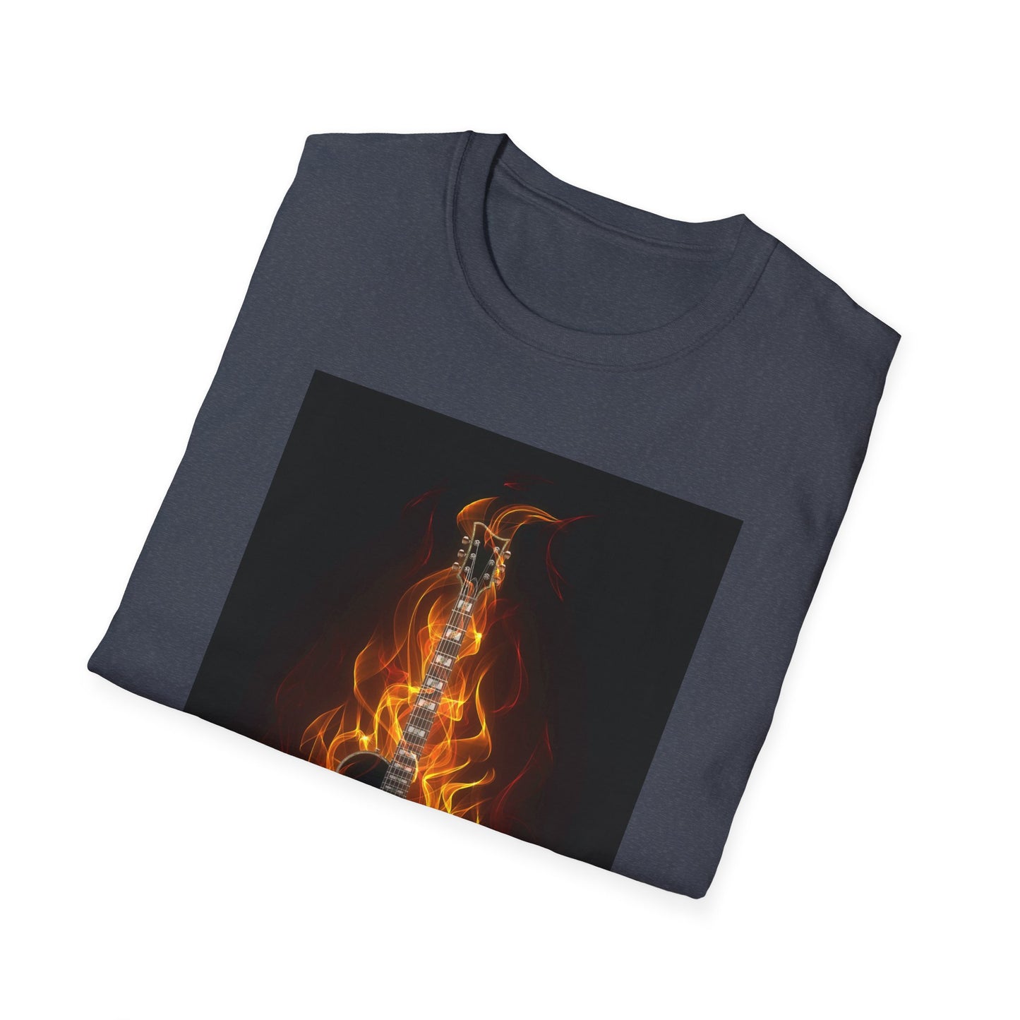 10%OFF at checkout! - Flaming Electric Guitar T-Shirt