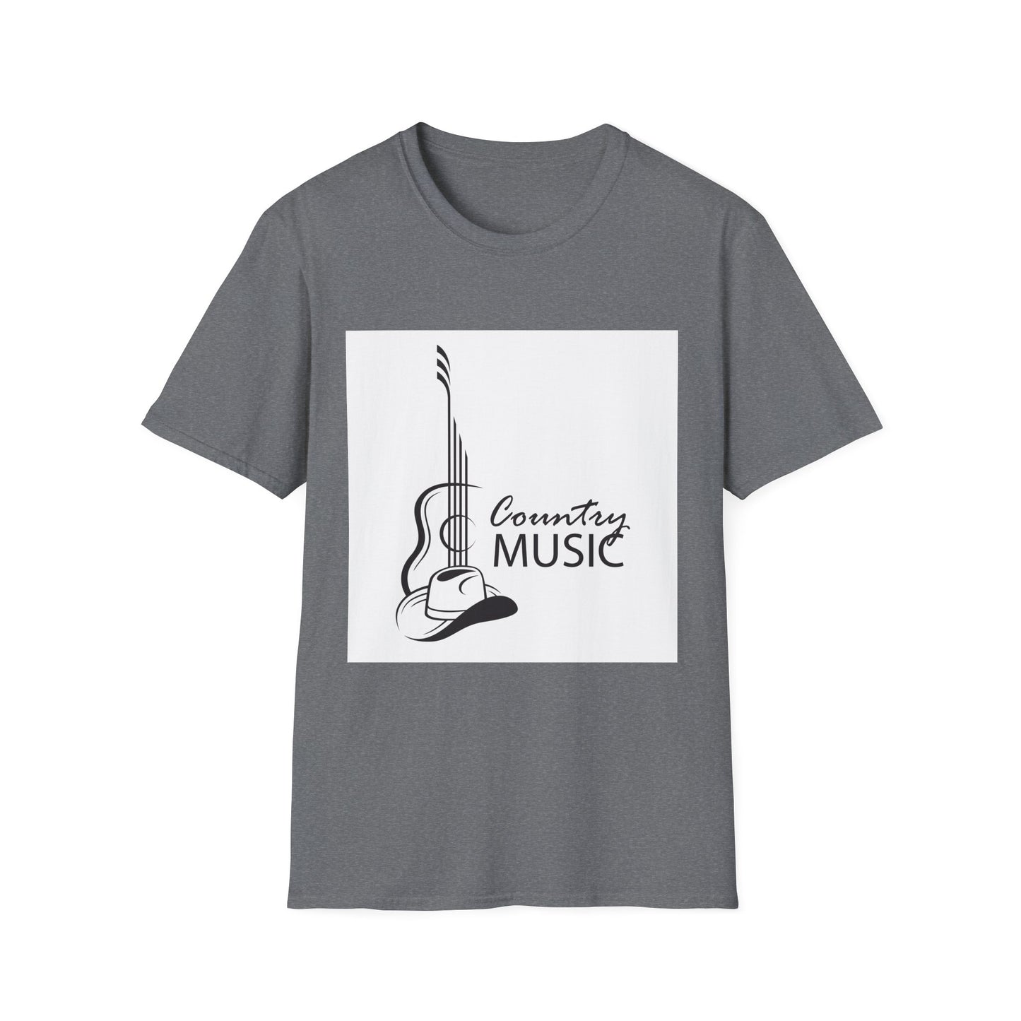 10%OFF at checkout! - Country Music Guitar Tee — Acoustic Guitar & Cowboy Hat Graphic Shirt