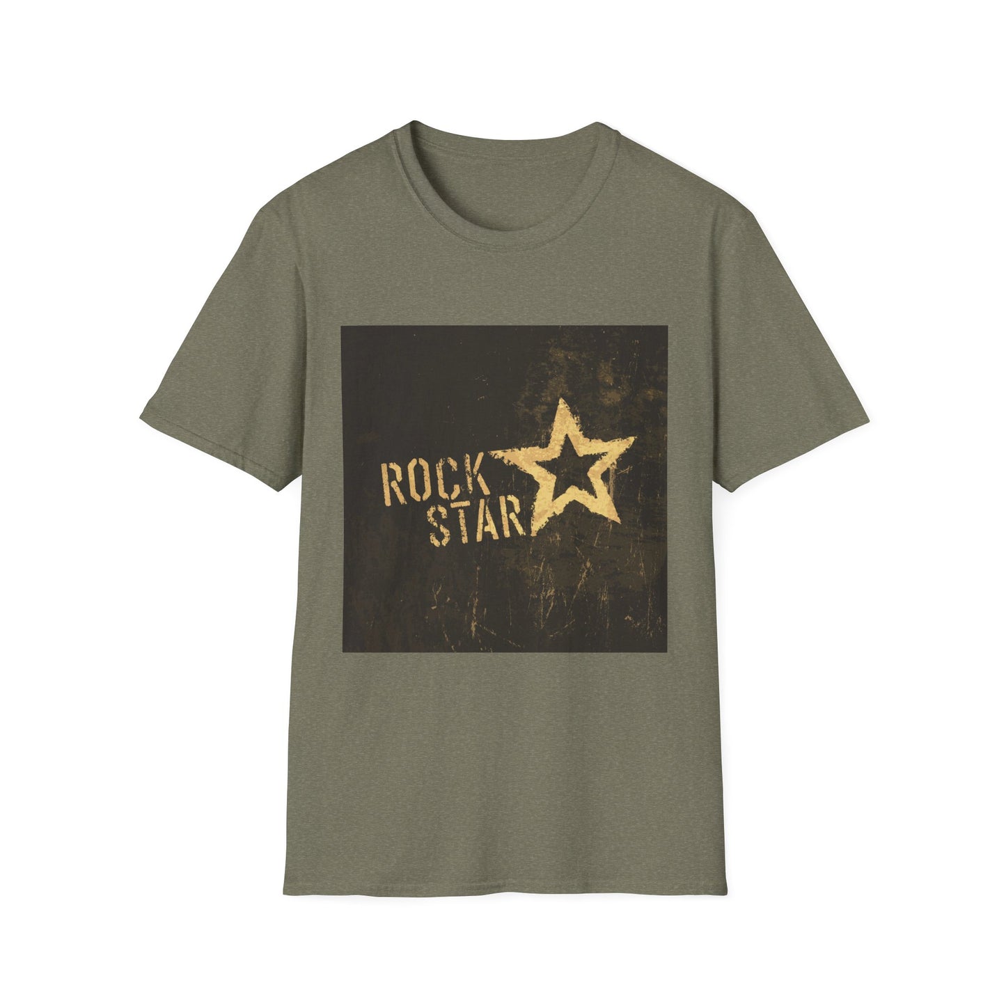 10%OFF at checkout! - Rock Star T-Shirt — Vintage Grunge Star Graphic Tee