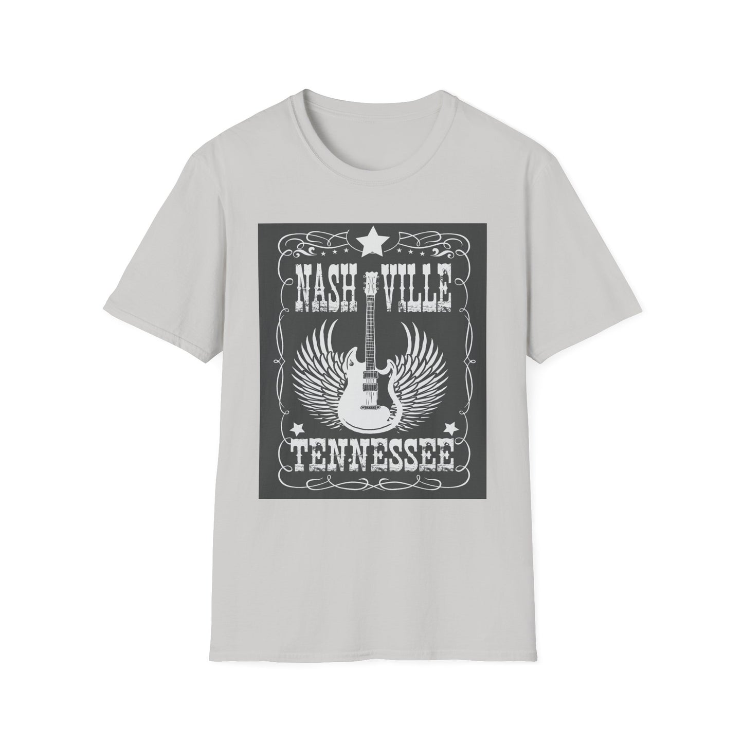 10%OFF at checkout! - Nashville Tennessee Guitar Wings T-Shirt