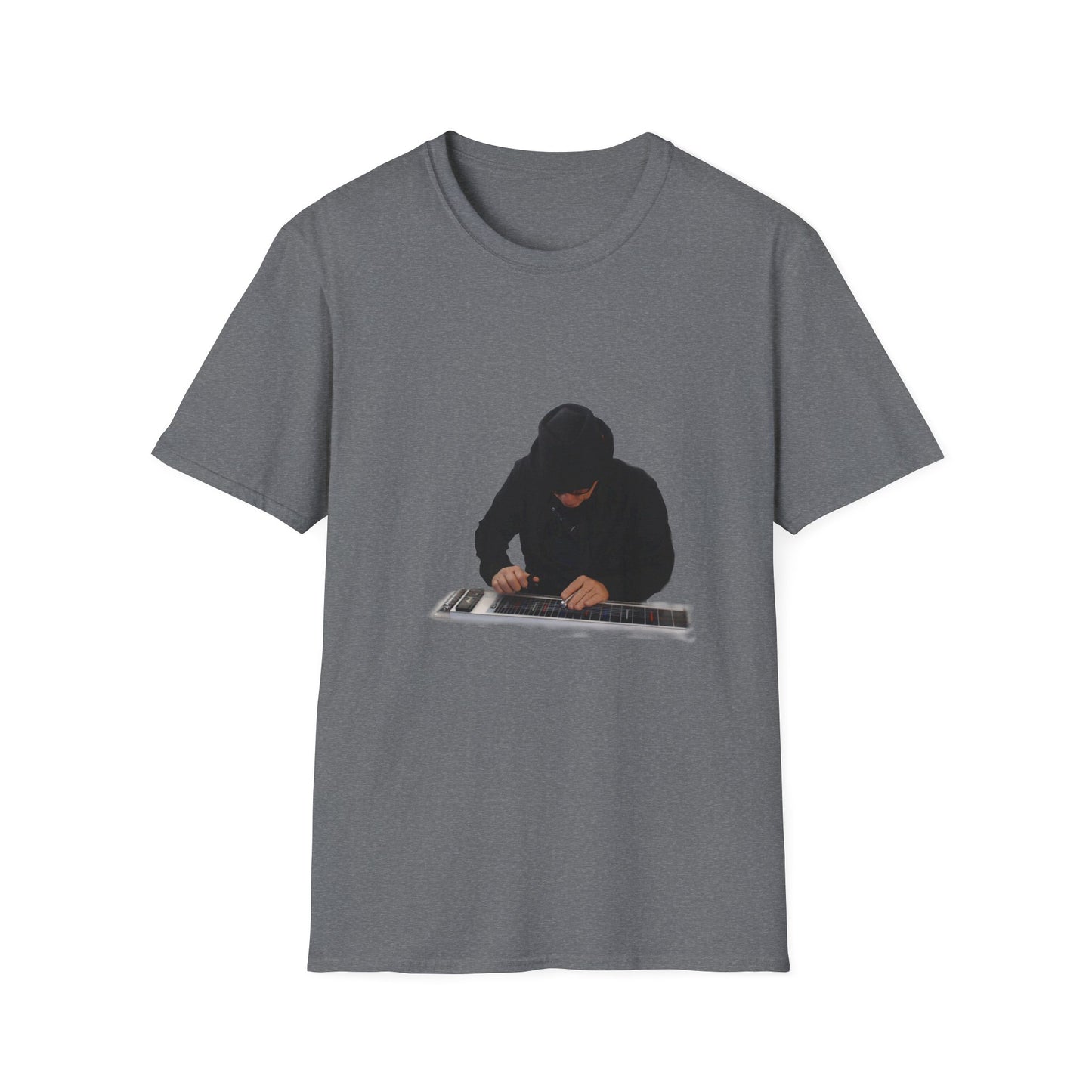 10%OFF at checkout! - Steel Guitar Silhouette T-Shirt — Musician Playing Steel Guitar Tee