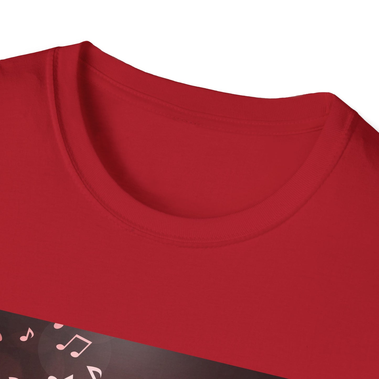 10%OFF at checkout! - Guitar Melody T-Shirt — Acoustic Guitar with Musical Notes Graphic