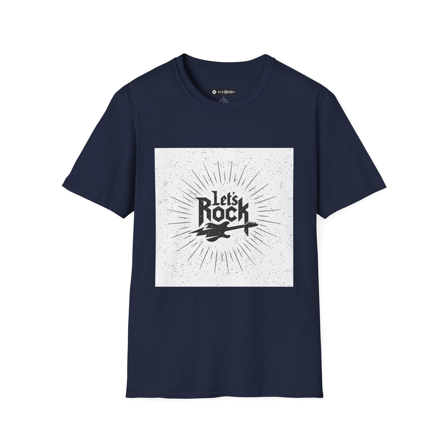 10% Off at checkout - Let's Rock T-Shirt — Vintage Guitar Graphic Tee