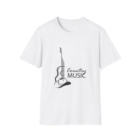 10%OFF at checkout! - Country Music Guitar Tee — Acoustic Guitar & Cowboy Hat Graphic Shirt