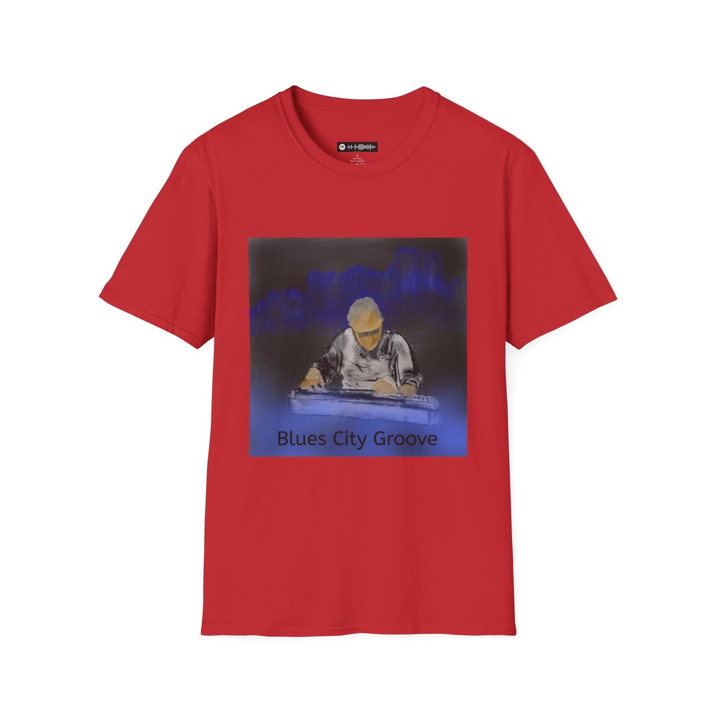 10% Off at checkout - Blues City Groove, Steel Guitarist T-Shirt — Moody Nightclub Electronic Music Tee