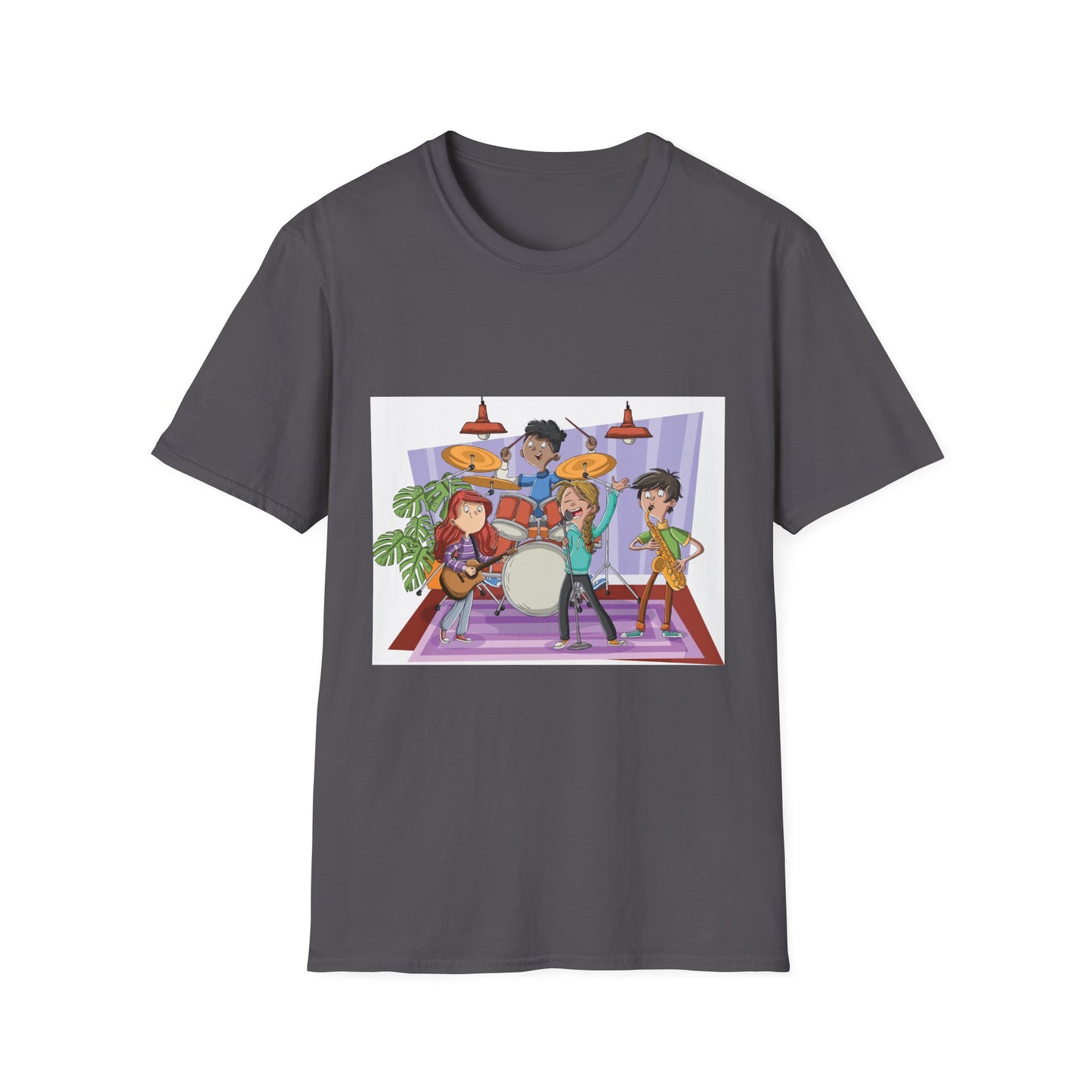 10%OFF at checkout! - Indie Band Cartoon T-Shirt – Cute Live Music Graphic Tee