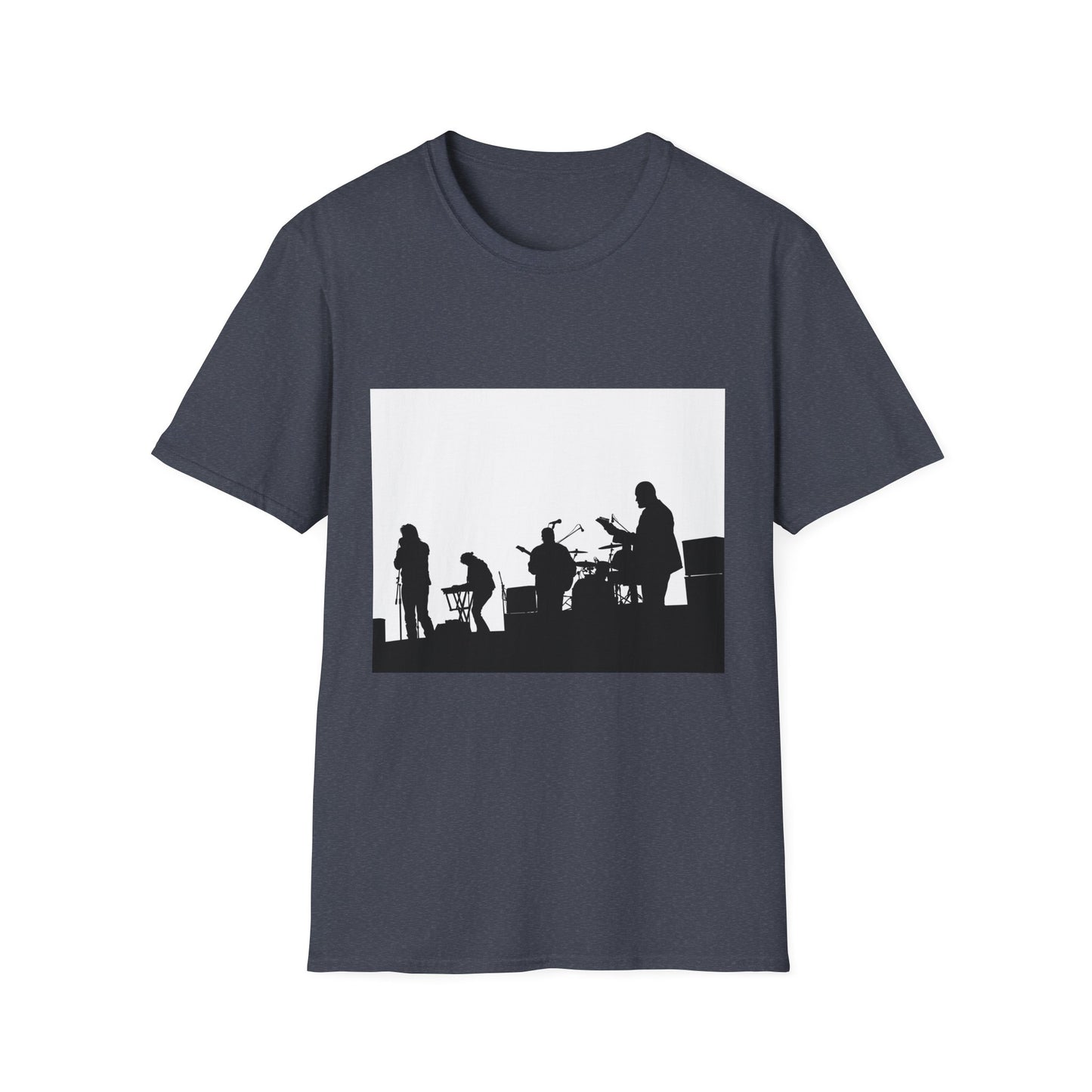 Band Silhouette T-Shirt — Live Music Stage Graphic Tee