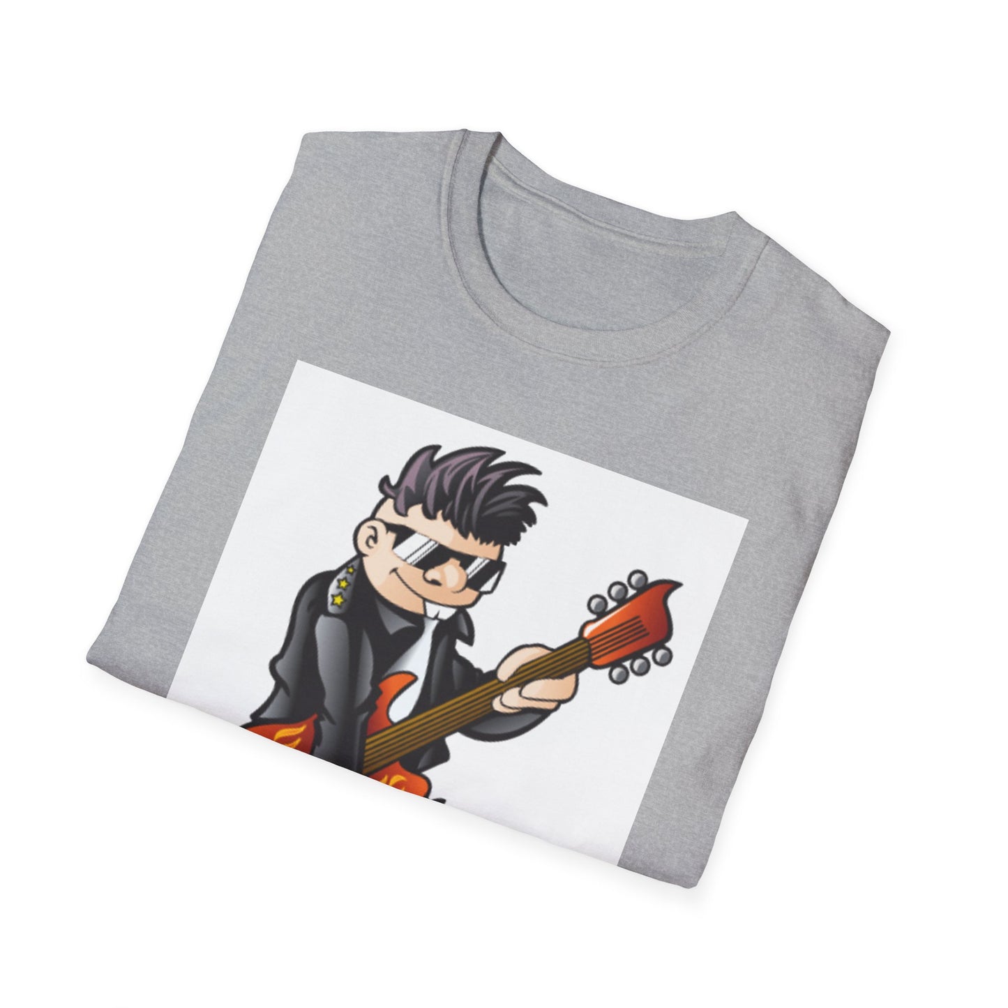 10%OFF at checkout! - Rock Guitarist T-Shirt — Cute Cartoon Electric Guitar Player Tee