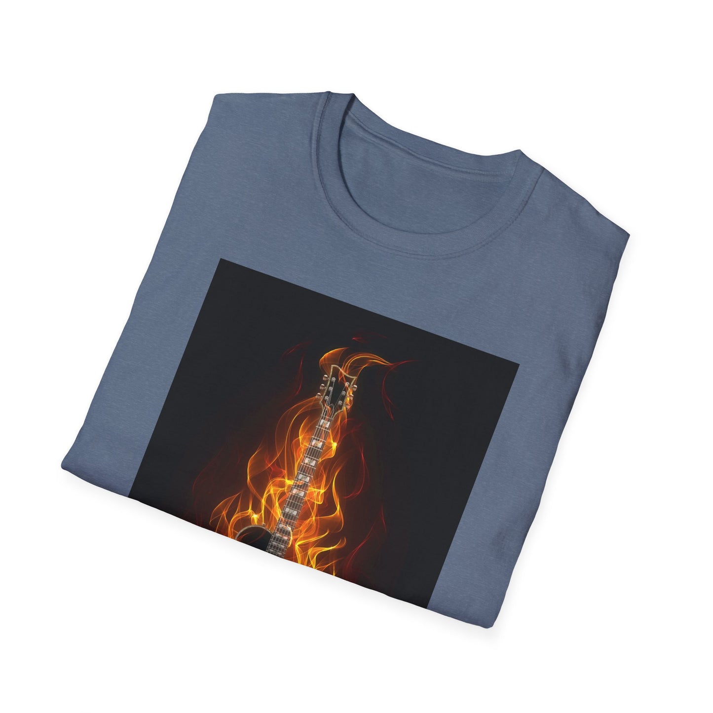 10%OFF at checkout! - Flaming Electric Guitar T-Shirt