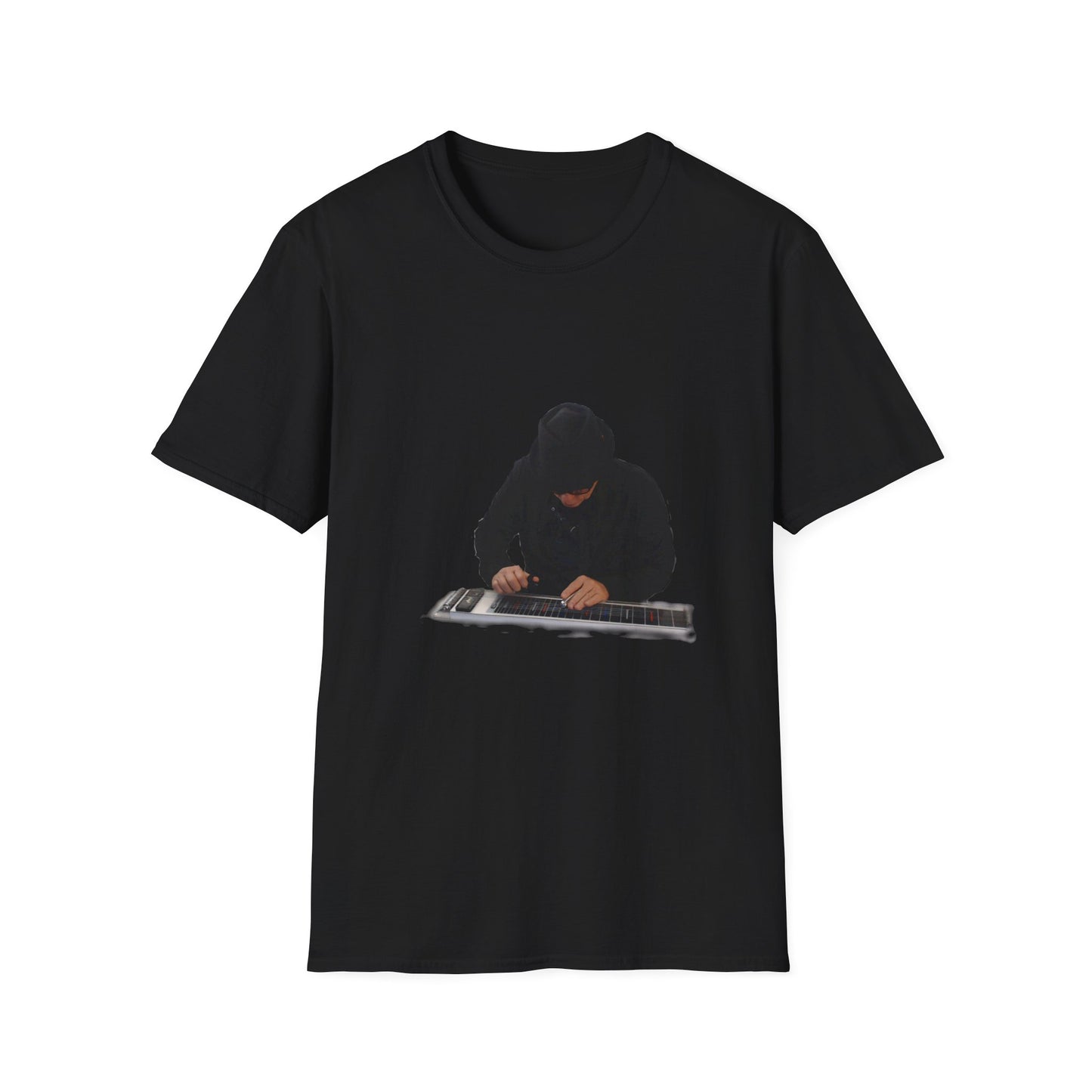 10%OFF at checkout! - Steel Guitar Silhouette T-Shirt — Musician Playing Steel Guitar Tee