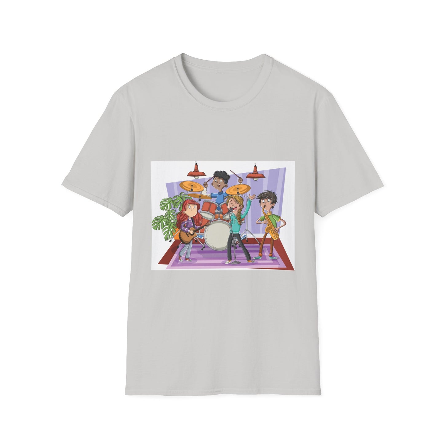 10%OFF at checkout! - Indie Band Cartoon T-Shirt – Cute Live Music Graphic Tee