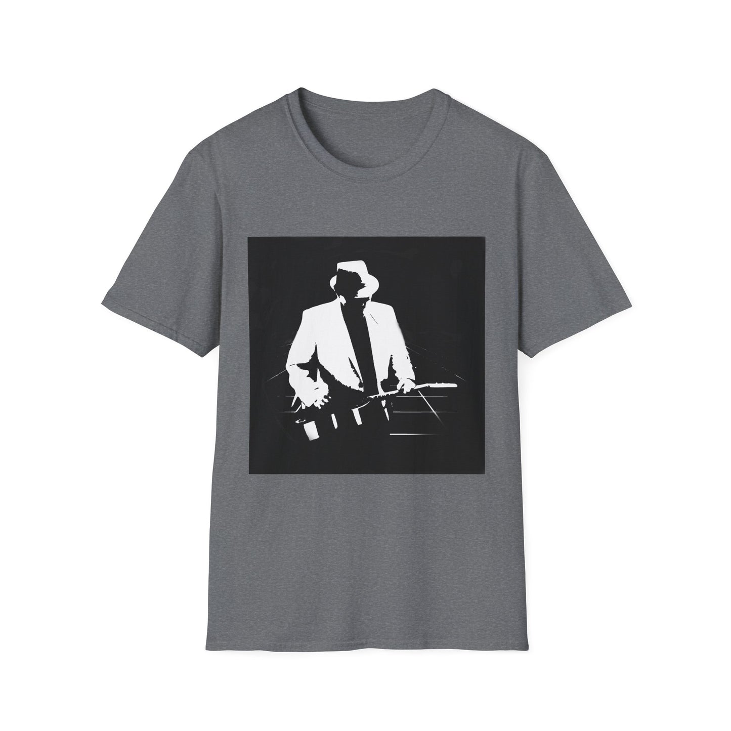 10%OFF at checkout! - Guitarist Silhouette T-Shirt — Vintage Band Music Tee