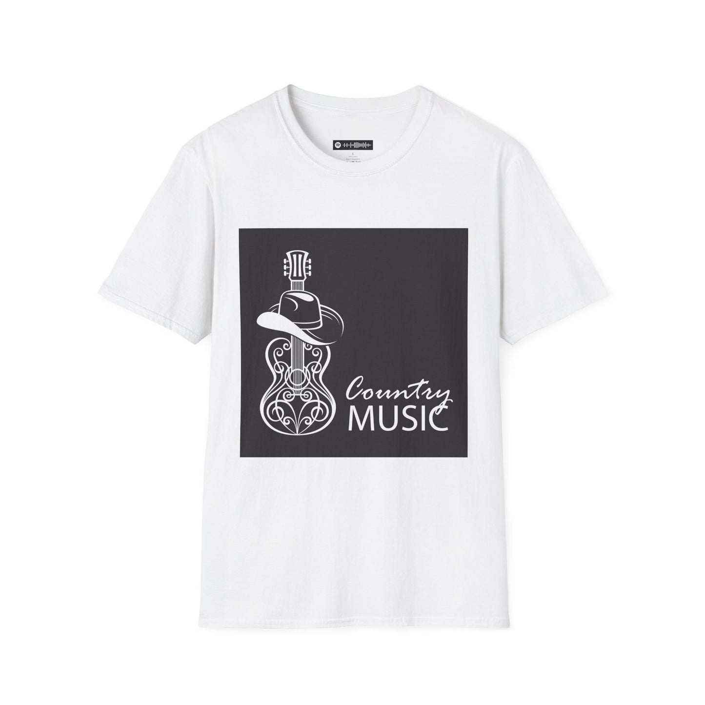 10% Off at checkout - Country Music T-Shirt — Guitar & Cowboy Hat Design