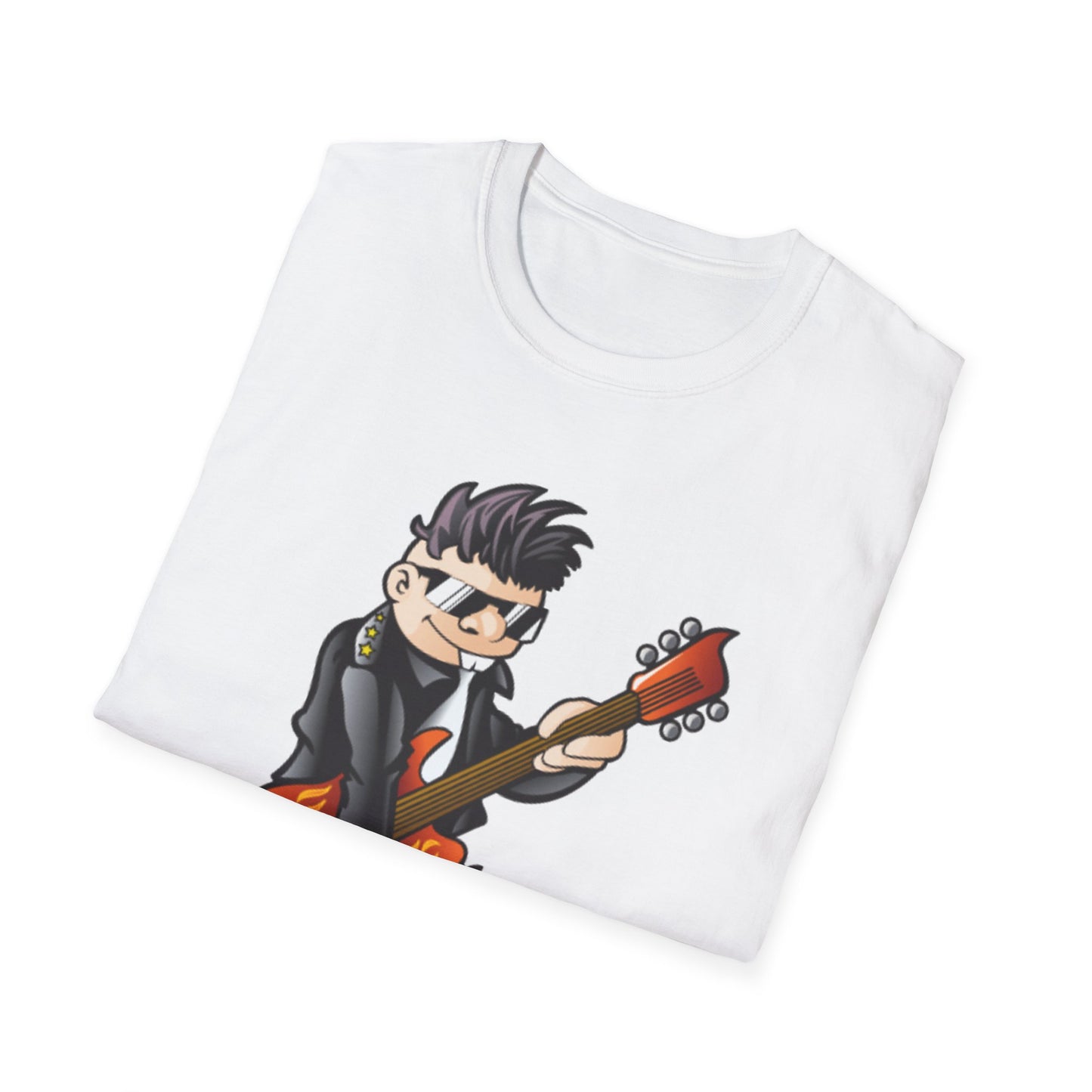 10%OFF at checkout! - Rock Guitarist T-Shirt — Cute Cartoon Electric Guitar Player Tee