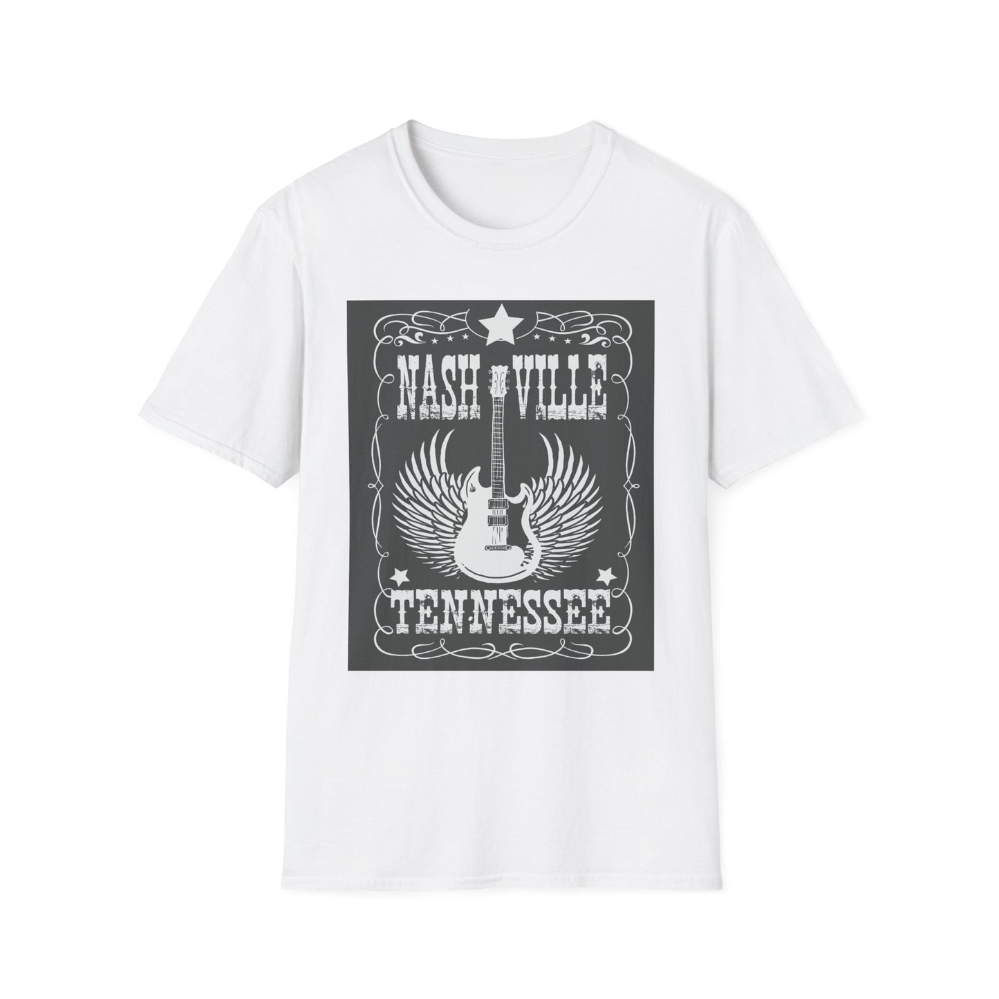 10%OFF at checkout! - Nashville Tennessee Guitar Wings T-Shirt