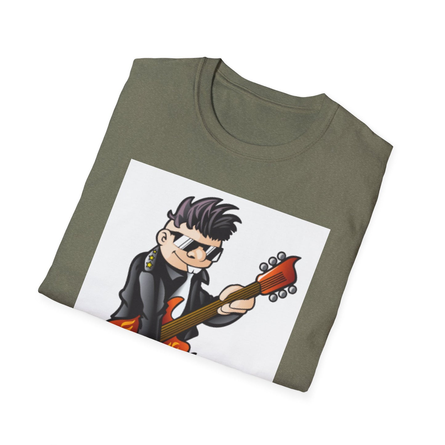 10%OFF at checkout! - Rock Guitarist T-Shirt — Cute Cartoon Electric Guitar Player Tee