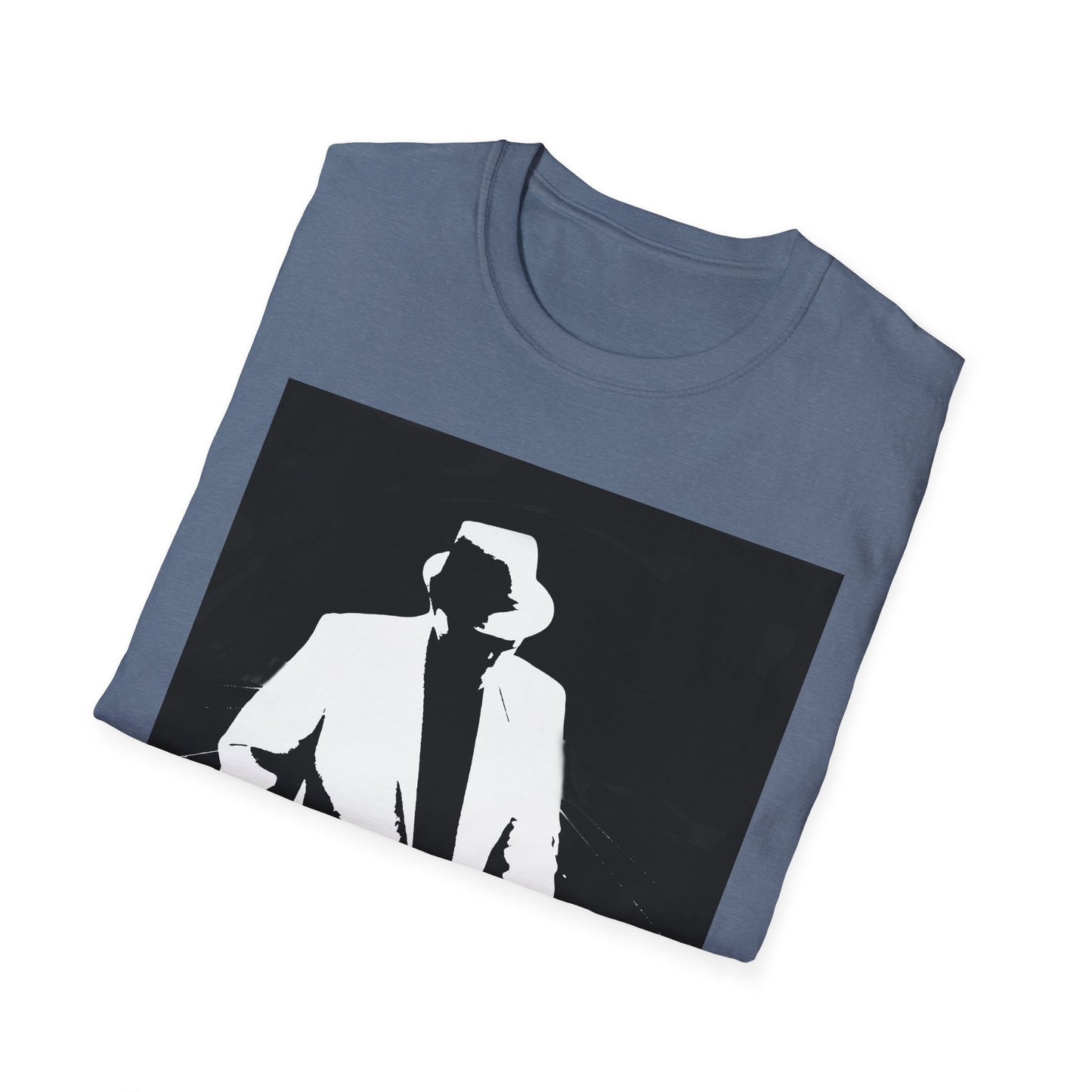 10%OFF at checkout! - Slide Guitarist Ron Turner Blues Artist Silhouette T-Shirt — Vintage Band Music Tee