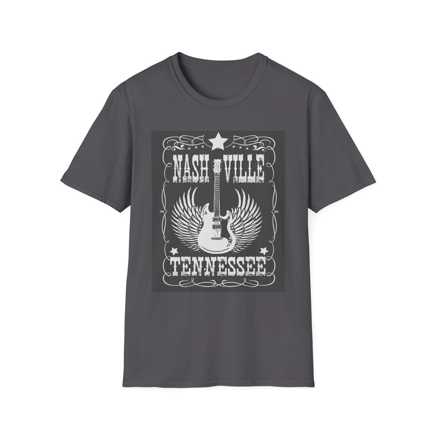 10%OFF at checkout! - Nashville Tennessee Guitar Wings T-Shirt