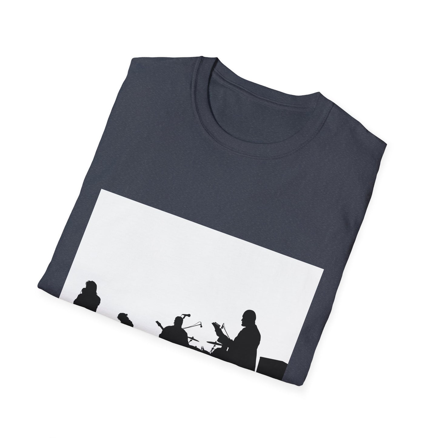 Band Silhouette T-Shirt — Live Music Stage Graphic Tee