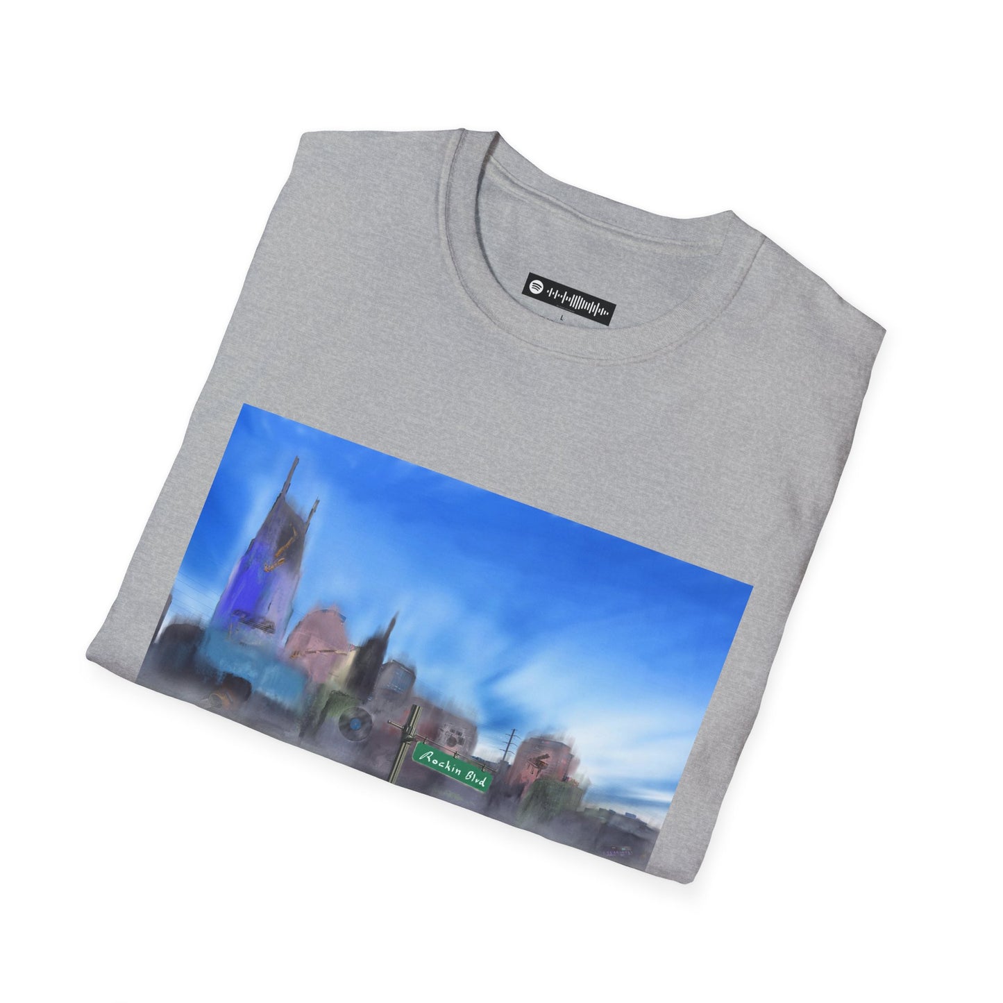 118 Rockin Boulevard T-Shirt — Dreamy Urban Landscape Tee