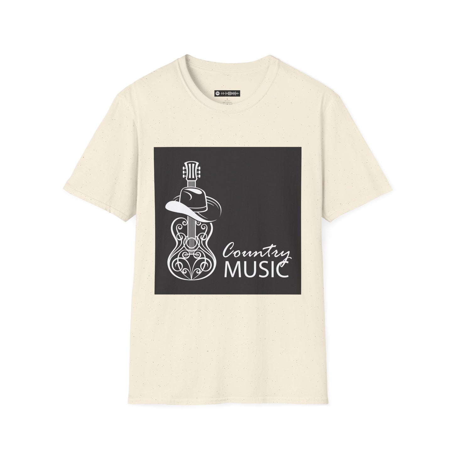 10% Off at checkout - Country Music T-Shirt — Guitar & Cowboy Hat Design