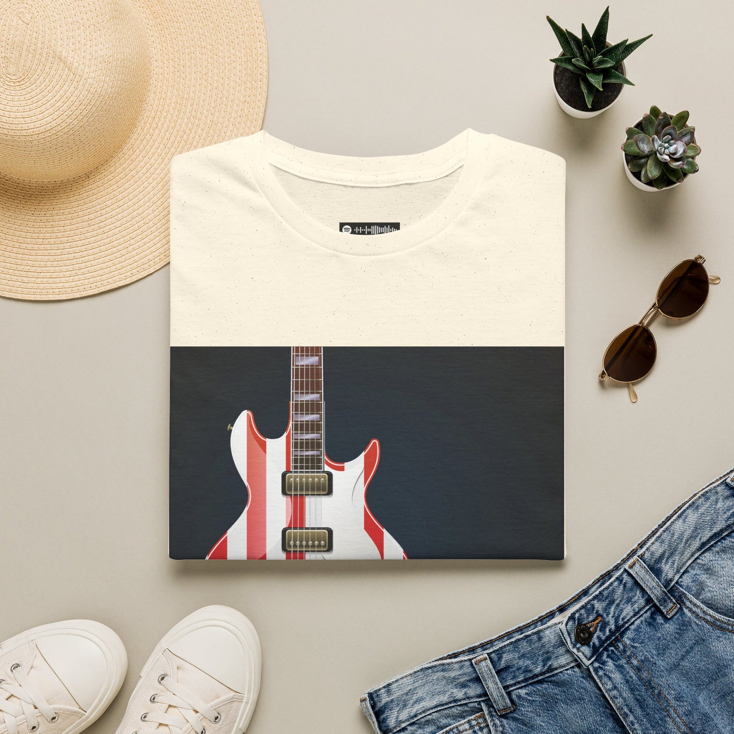 10% Off at checkout - American Flag Electric Guitar T-Shirt — Patriotic Rock Tee