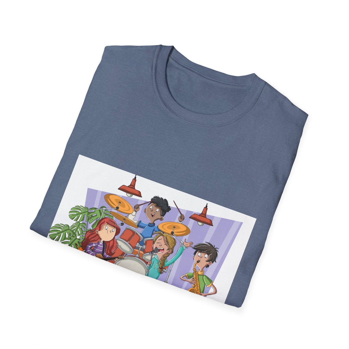 10%OFF at checkout! - Indie Band Cartoon T-Shirt – Cute Live Music Graphic Tee