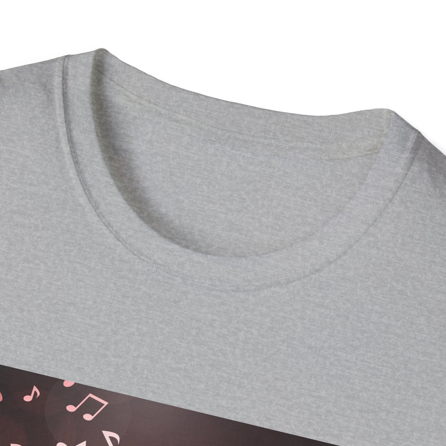 10%OFF at checkout! - Guitar Melody T-Shirt — Acoustic Guitar with Musical Notes Graphic