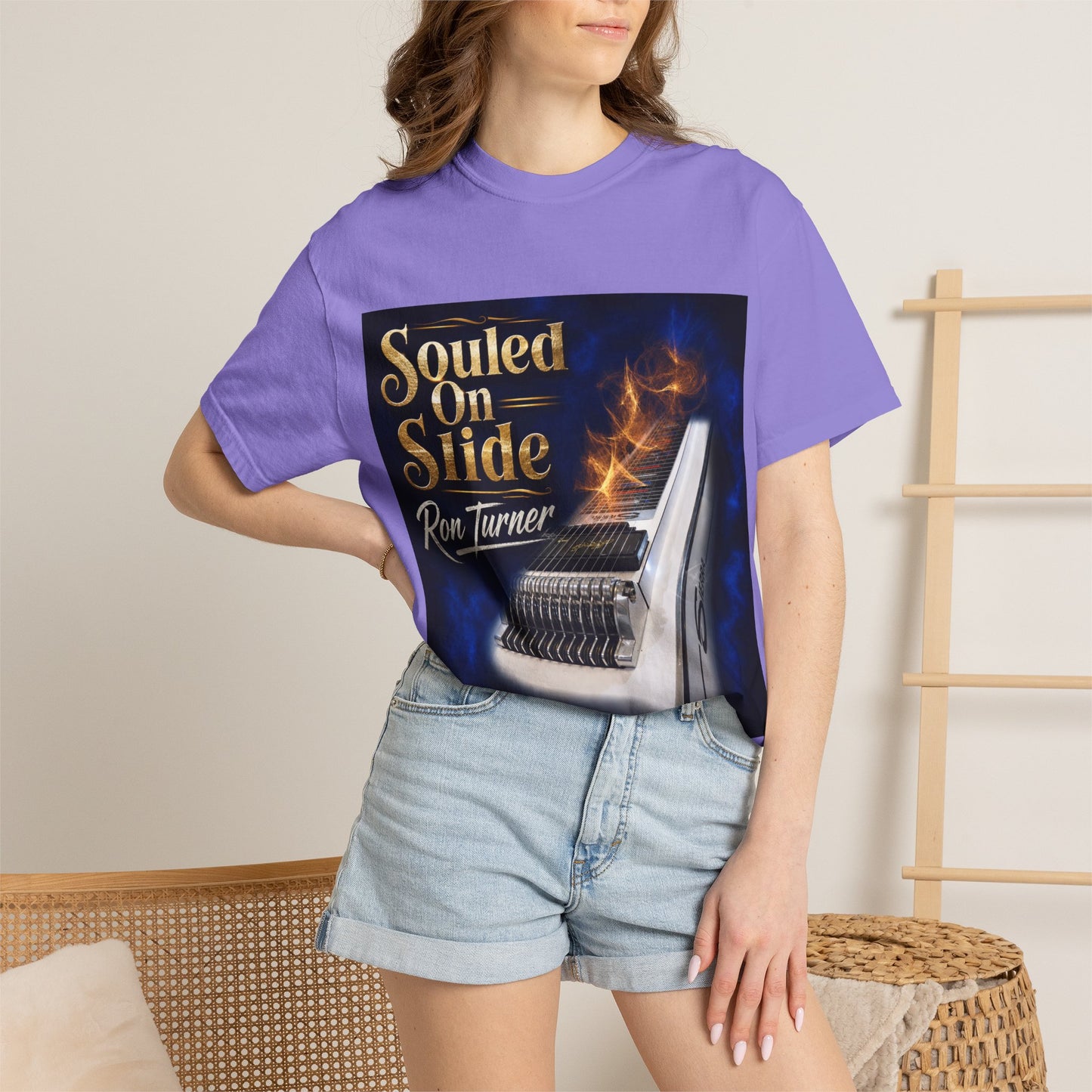 Souled On Side Ron Turner Steel Guitar T-Shirt