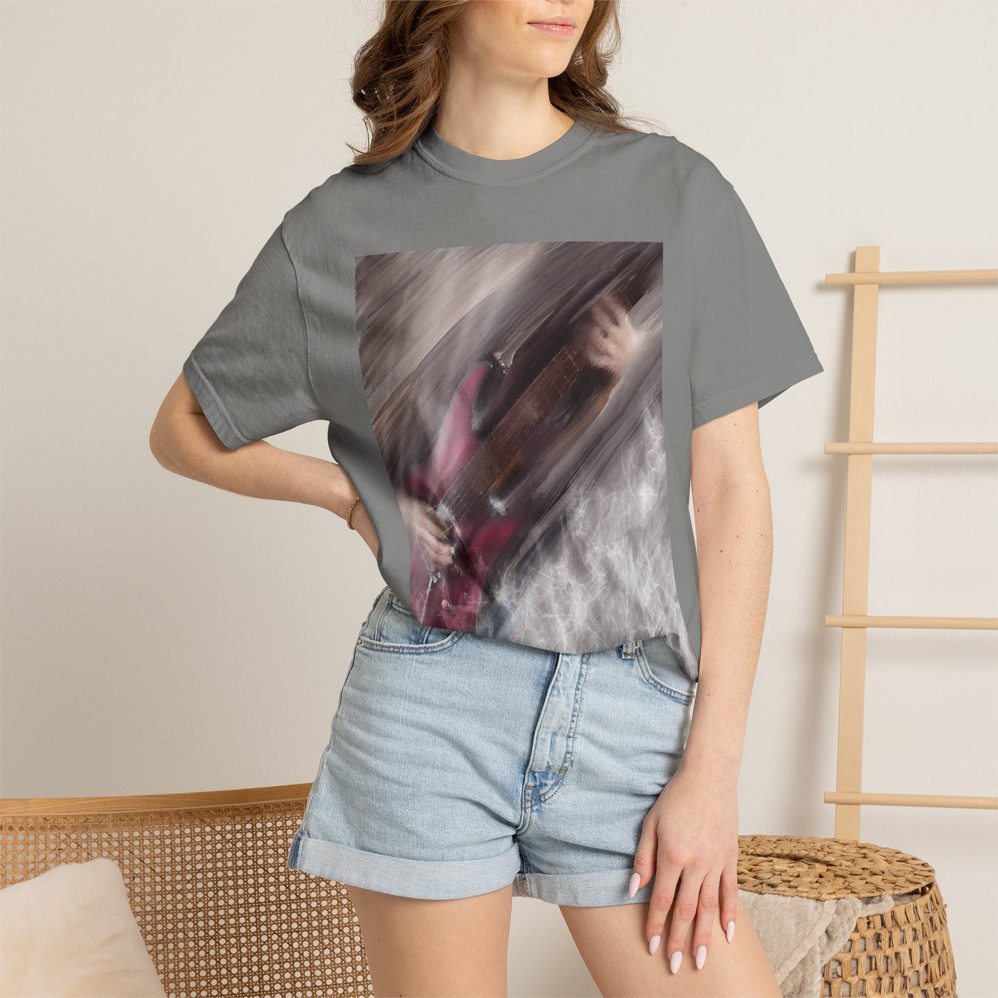 10%OFF at checkout! - Electric Motion Guitar T-Shirt, Red