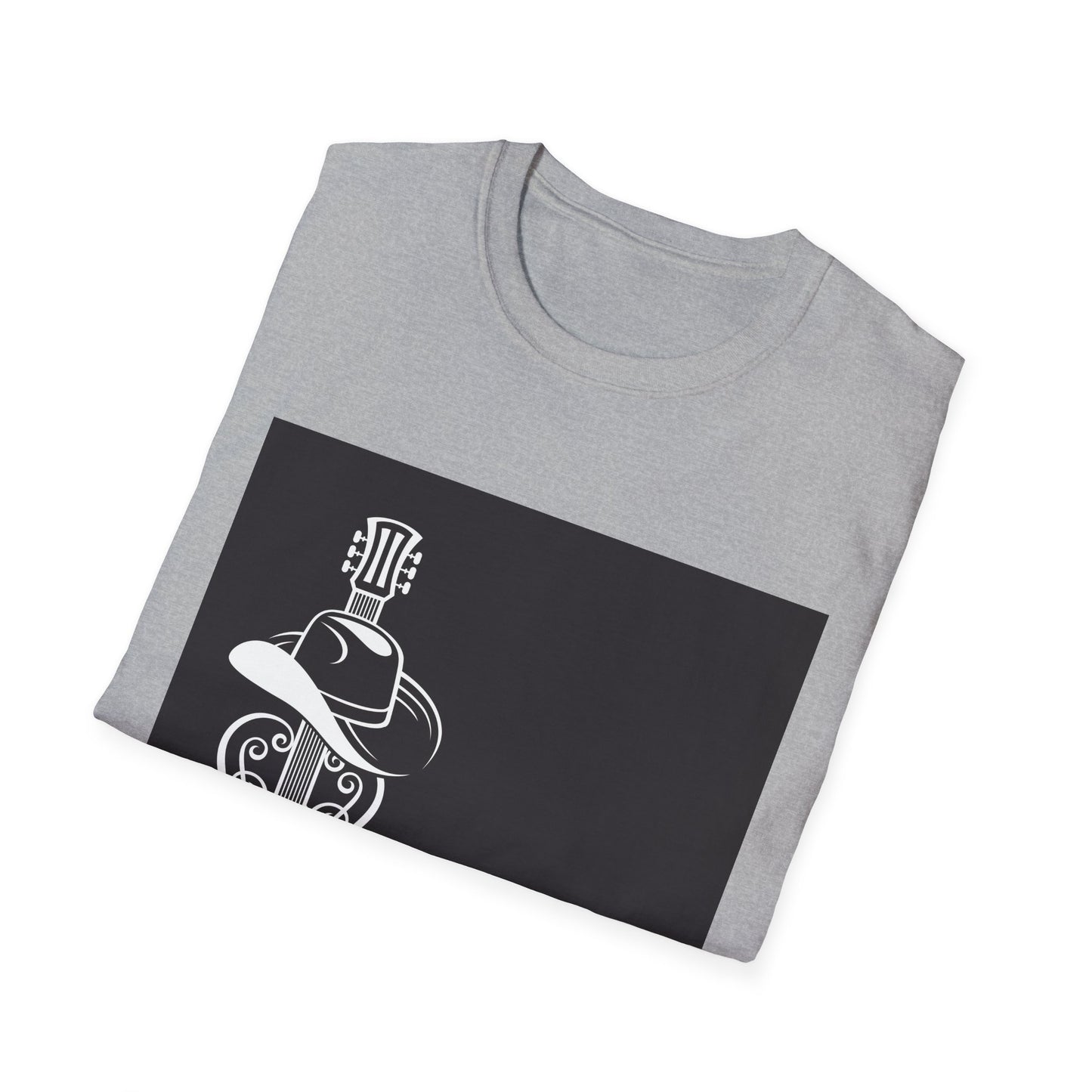 10%OFF at checkout! - Country Music Guitar Tee — "Country Music" Graphic T-Shirt with Cowboy Hat Design