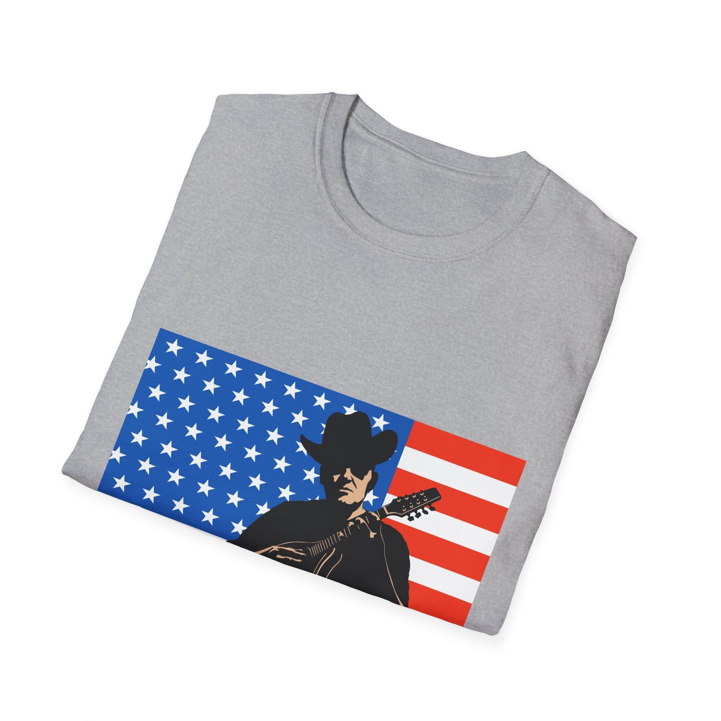 10%OFF at checkout! - Patriotic Cowboy Guitarist T-Shirt