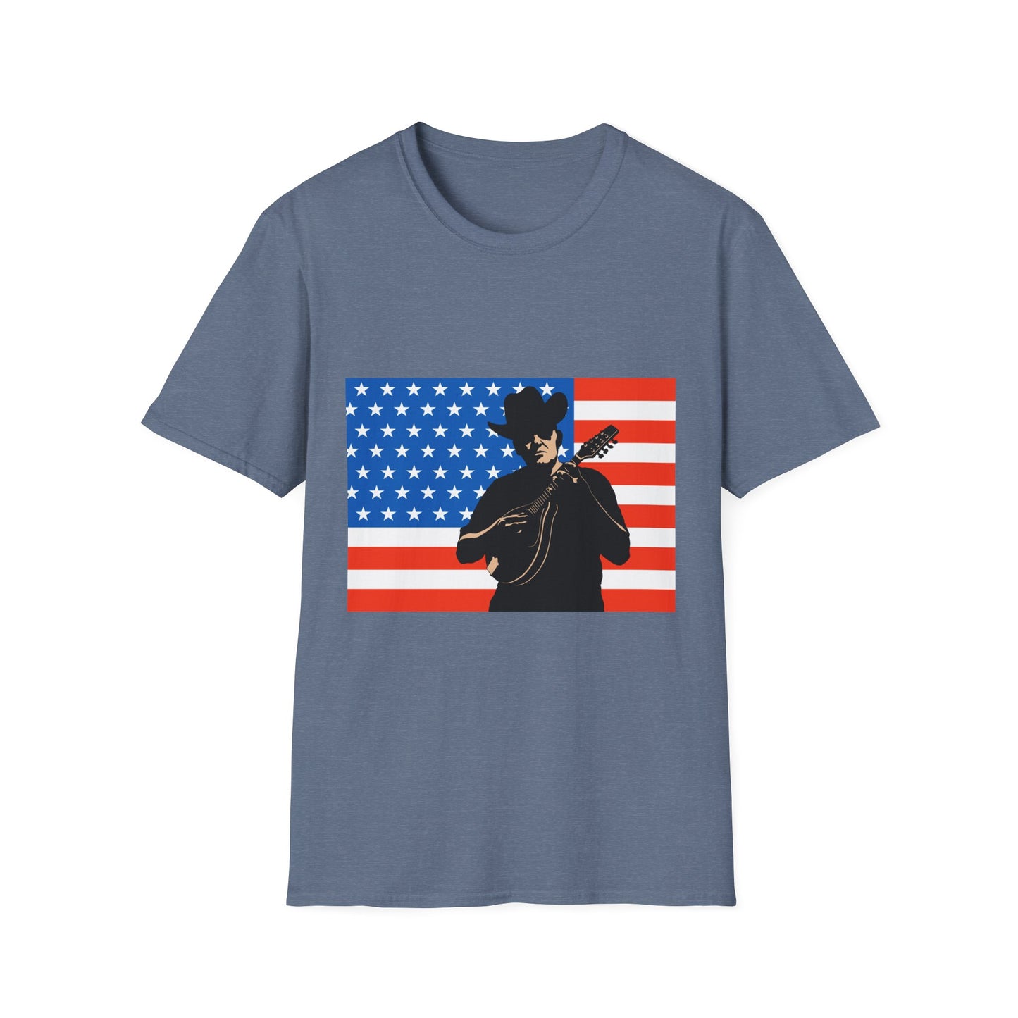 10%OFF at checkout! - Patriotic Cowboy Guitarist T-Shirt