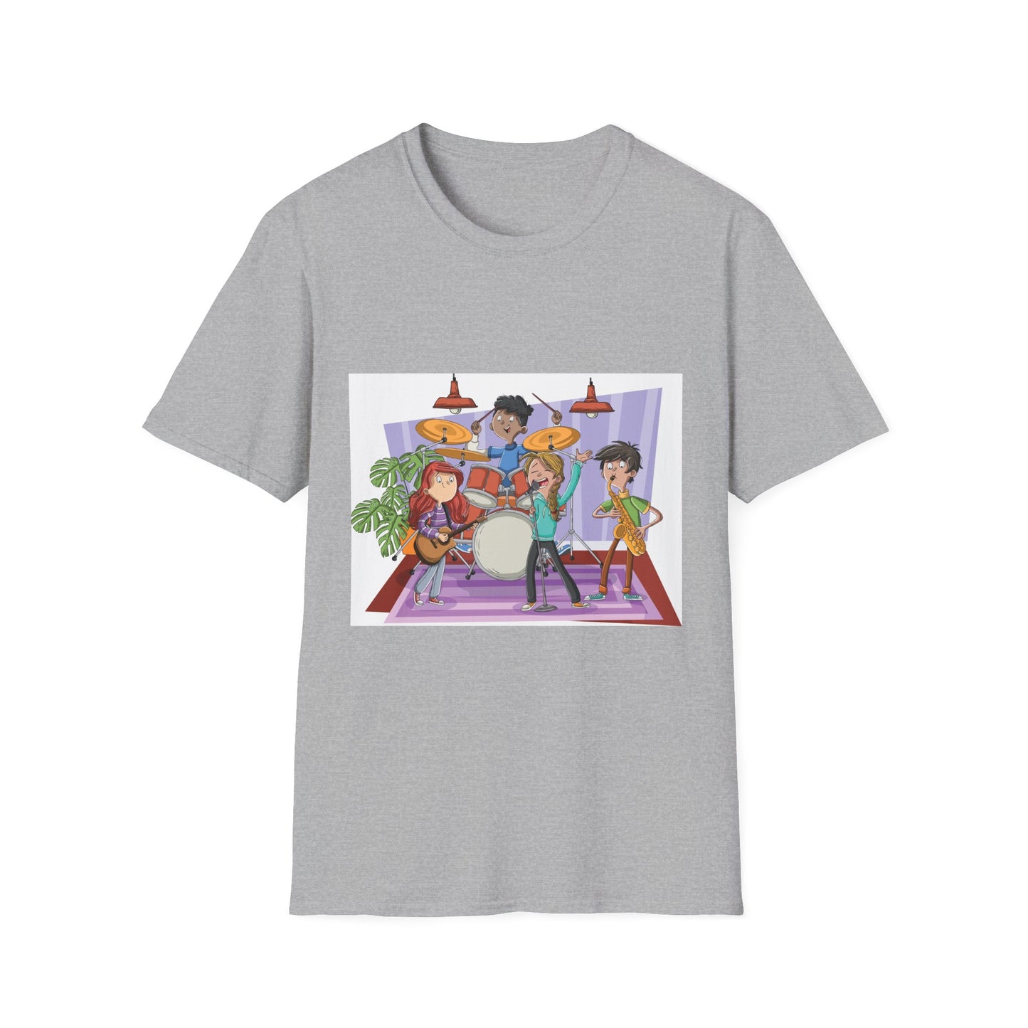 10%OFF at checkout! - Indie Band Cartoon T-Shirt – Cute Live Music Graphic Tee