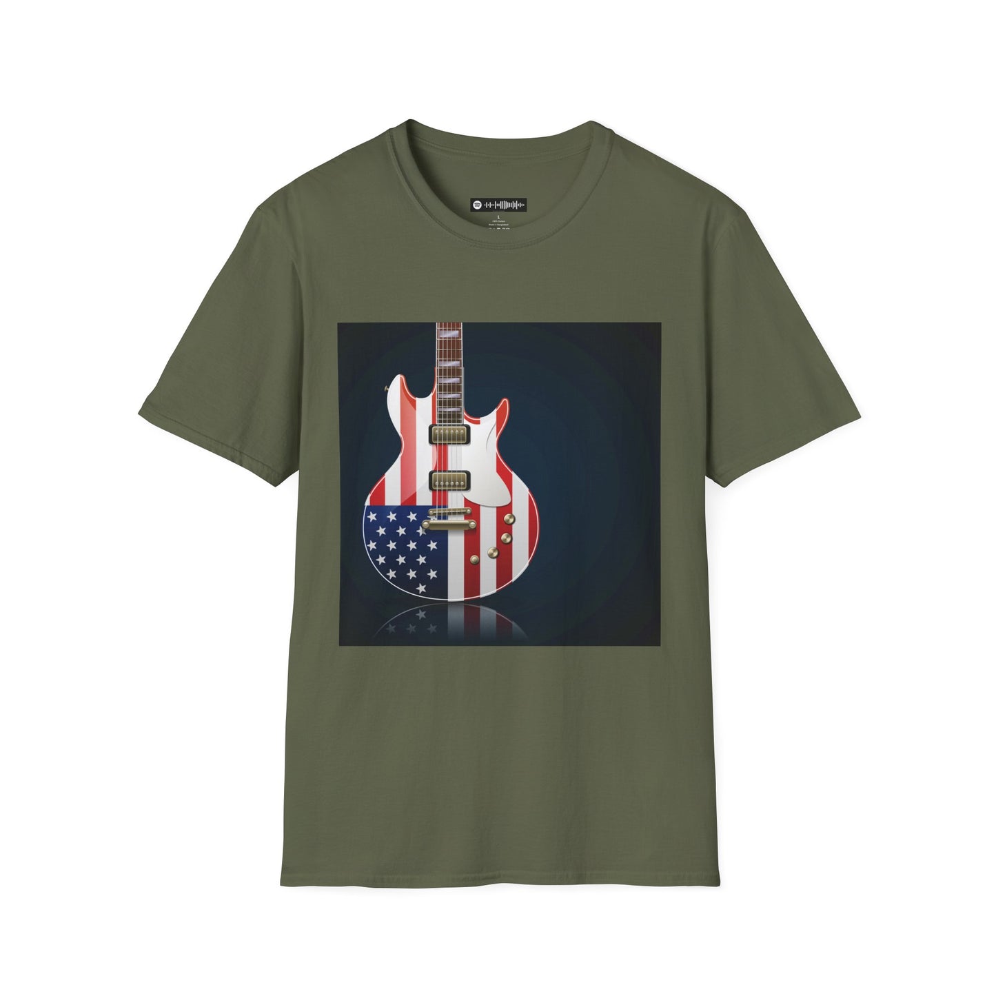 10% Off at checkout - American Flag Electric Guitar T-Shirt — Patriotic Rock Tee
