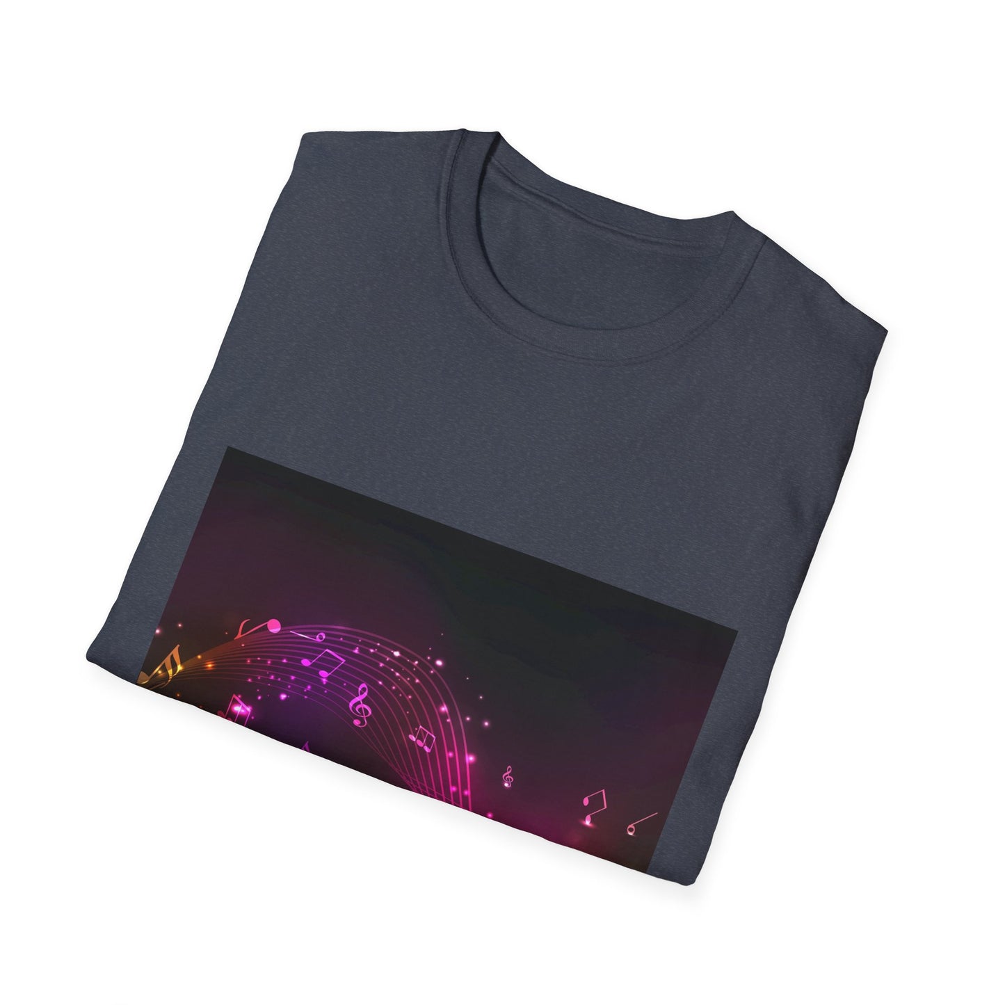 10%OFF at checkout! - Galaxy Wave T‑Shirt — Neon Pink Cosmic Landscape Tee