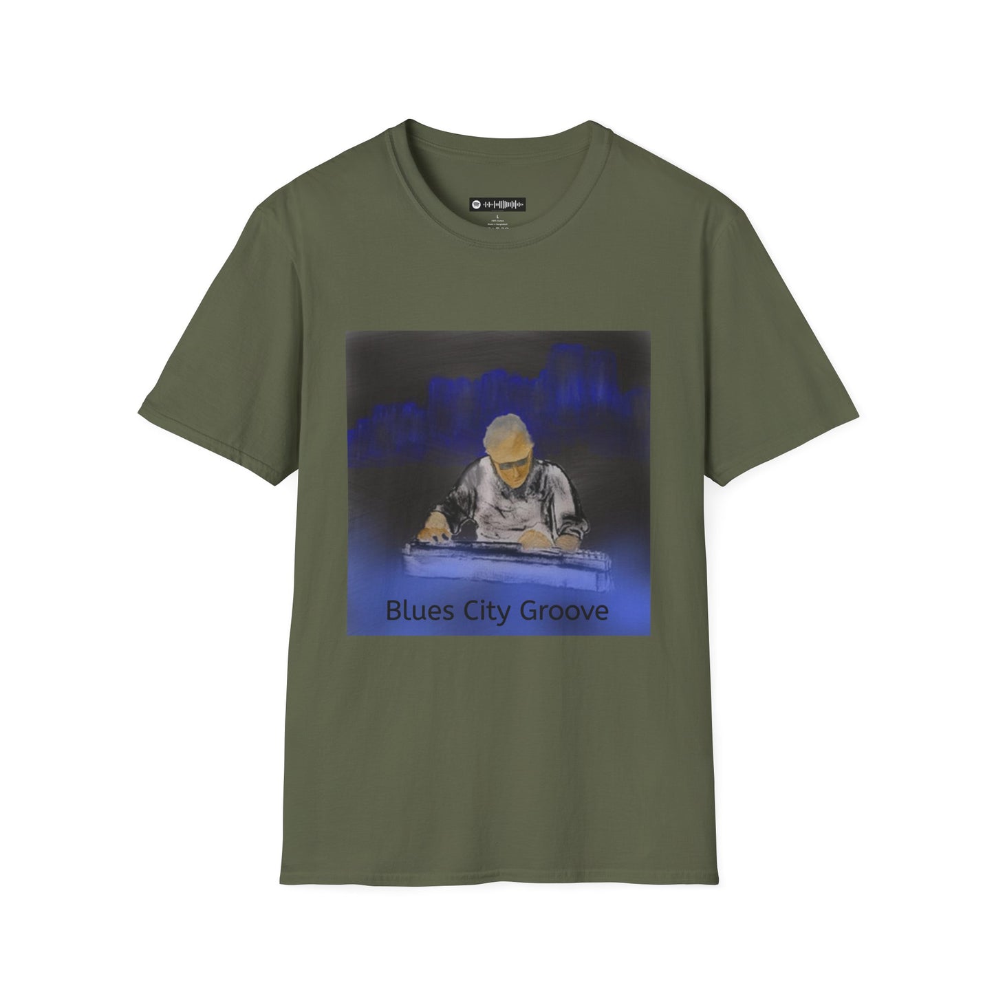 10% Off at checkout - Blues City Groove, Steel Guitarist T-Shirt — Moody Nightclub Electronic Music Tee