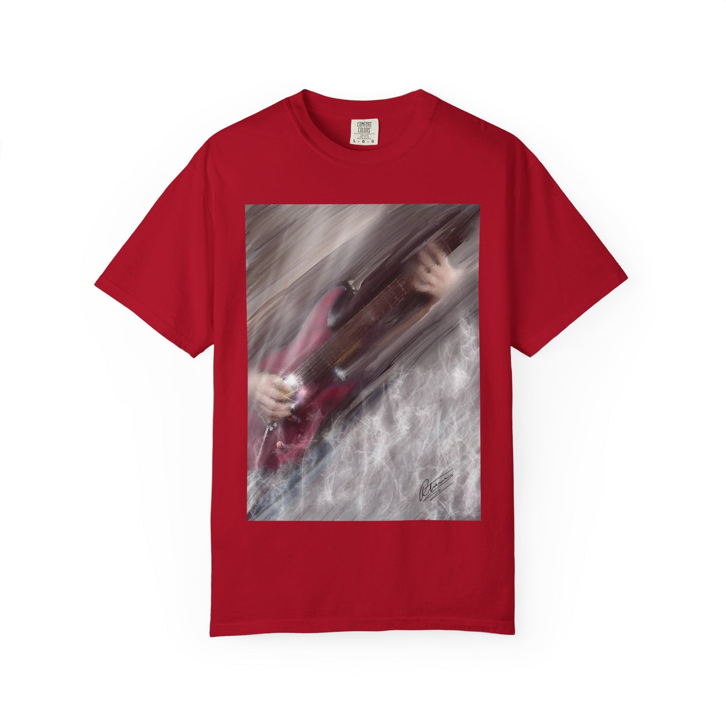 10%OFF at checkout! - Electric Motion Guitar T-Shirt, Red