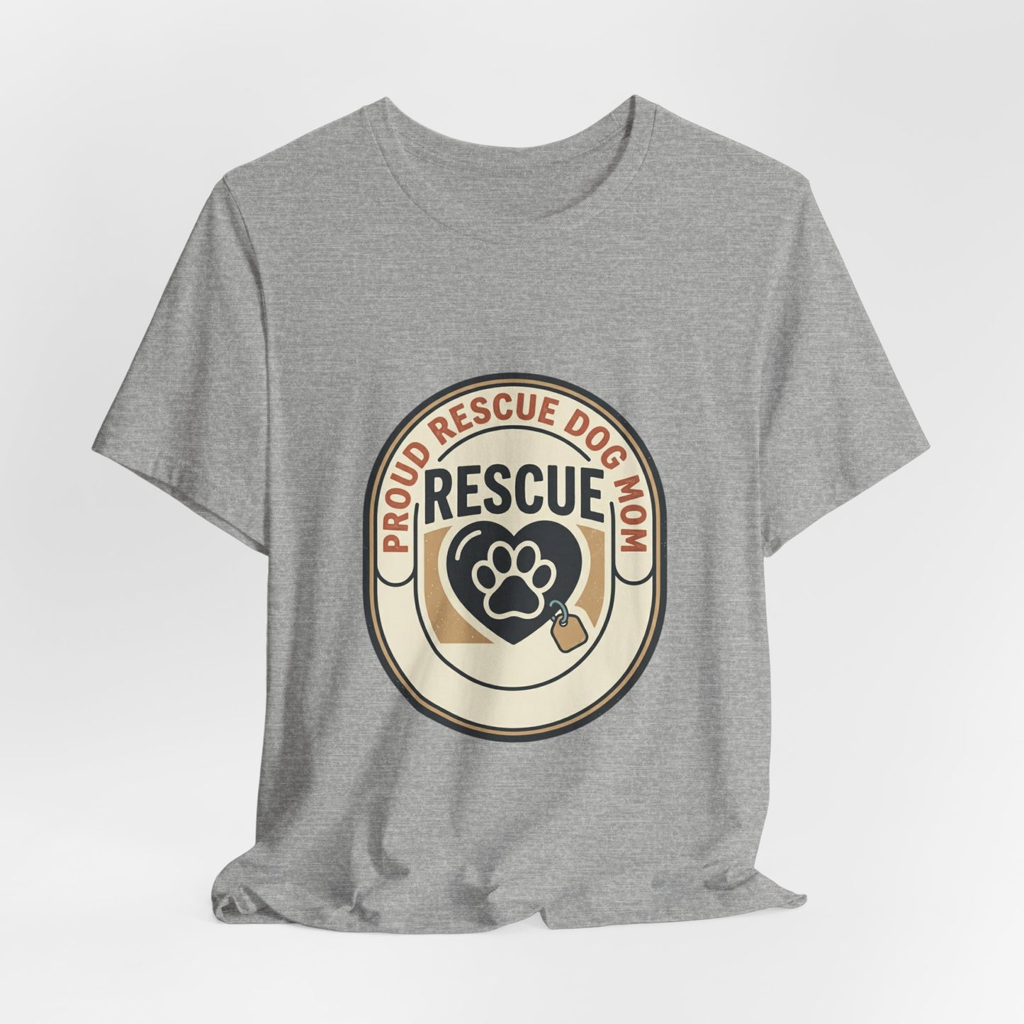 10%OFF at checkout! - Rescue Dog Mom Tee | Rescue Pride, Fur Baby Shirt