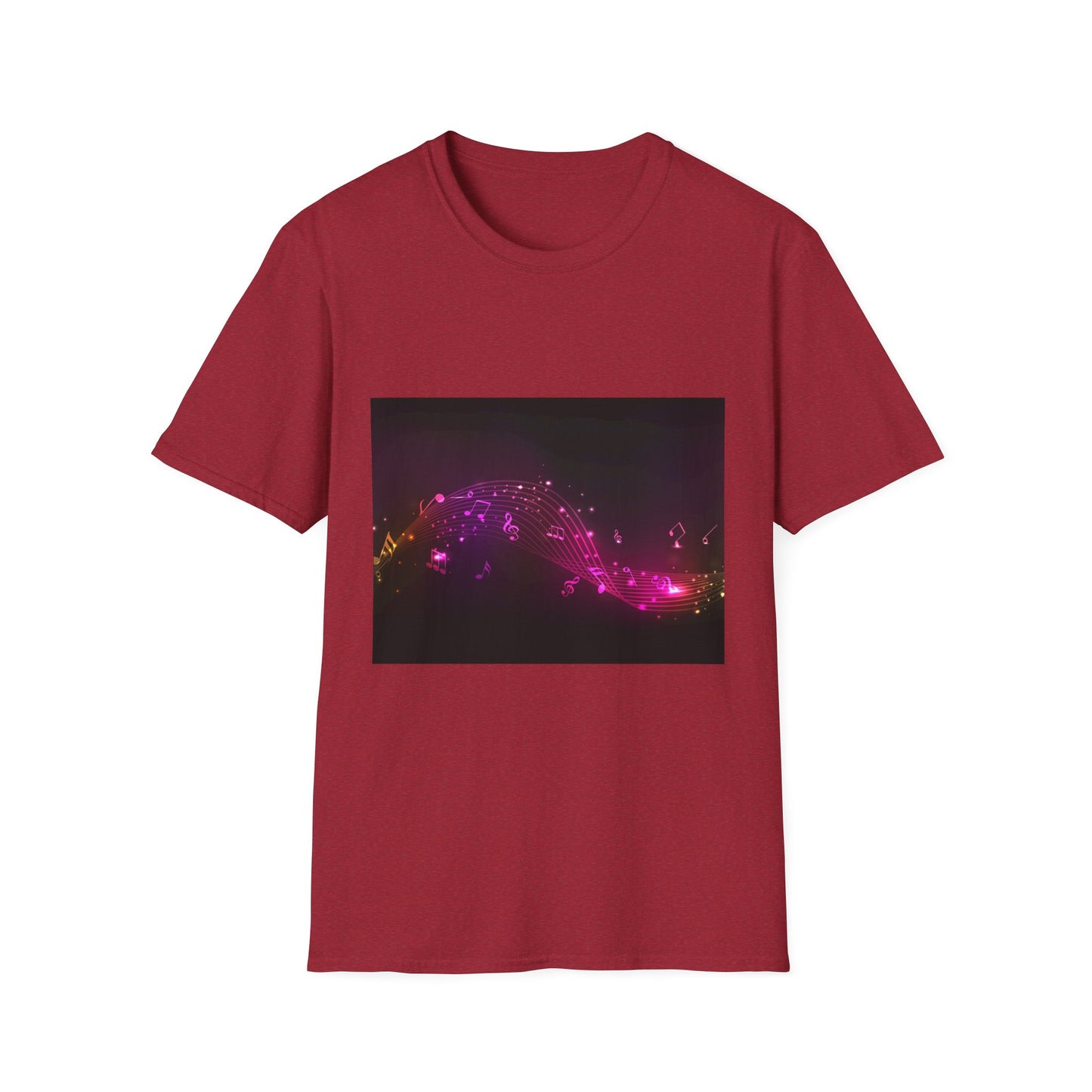 10%OFF at checkout! - Galaxy Wave T‑Shirt — Neon Pink Cosmic Landscape Tee